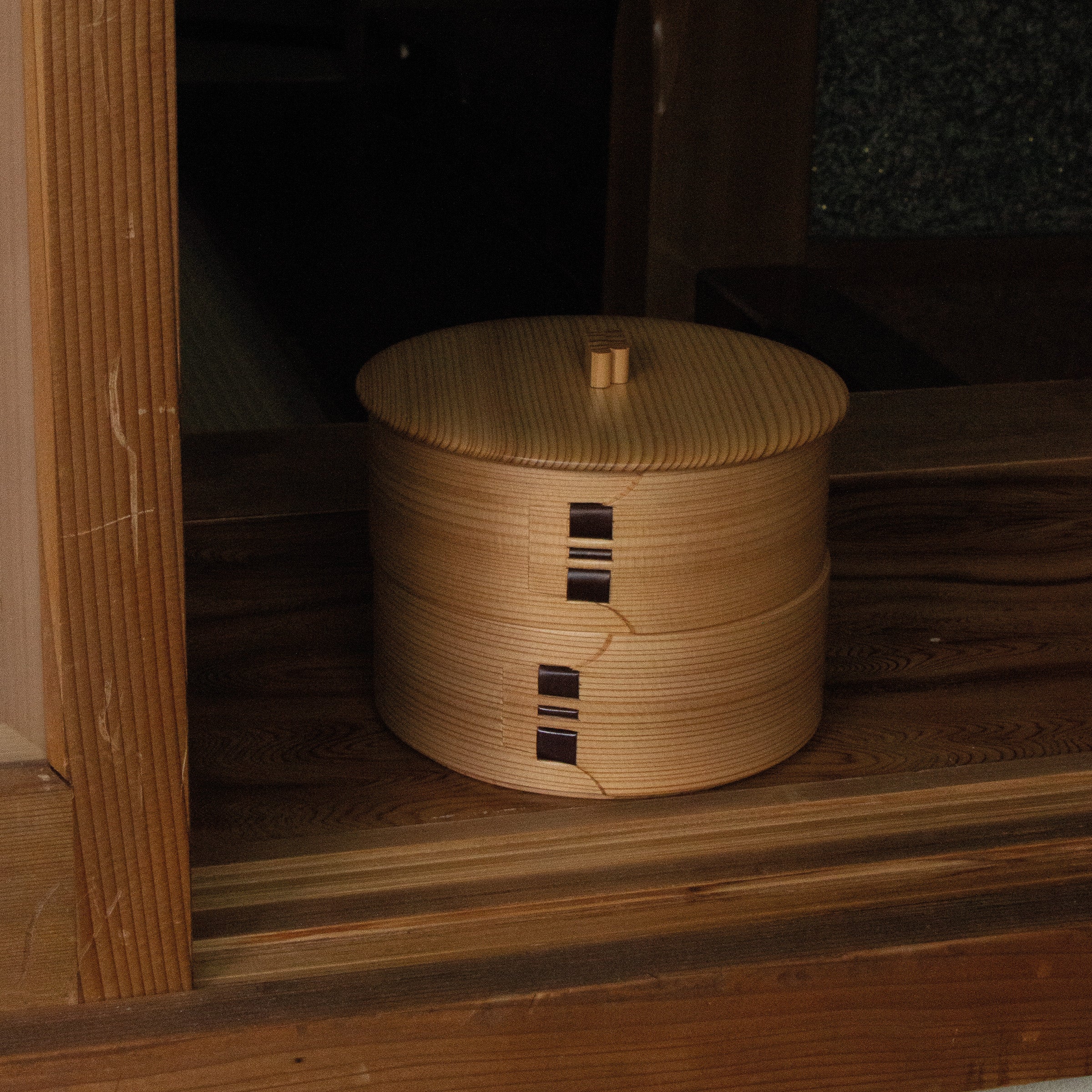 Boîte japonaise Magewappa en bois de cèdre