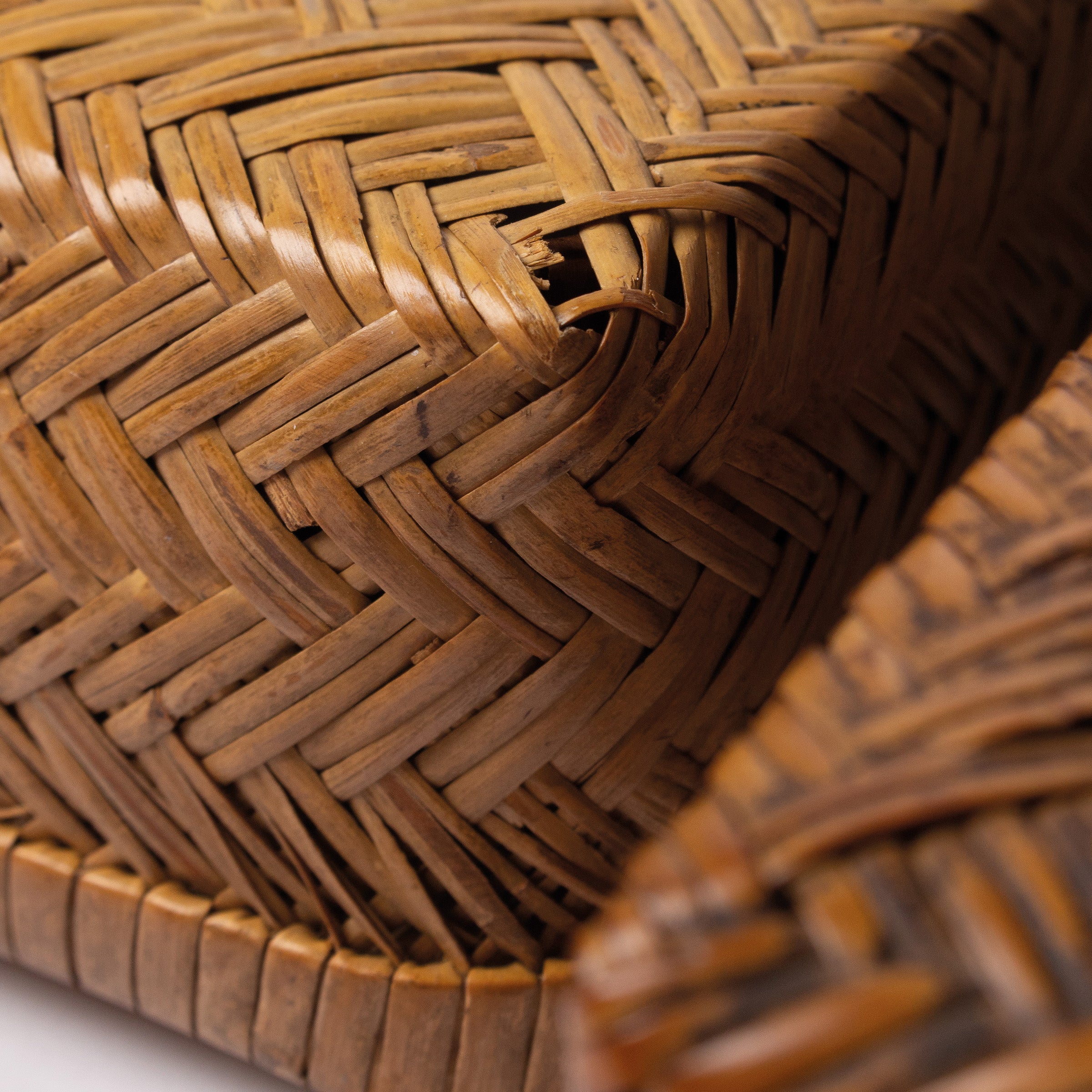 Set de trois boîtes japonaises anciennes en bambou