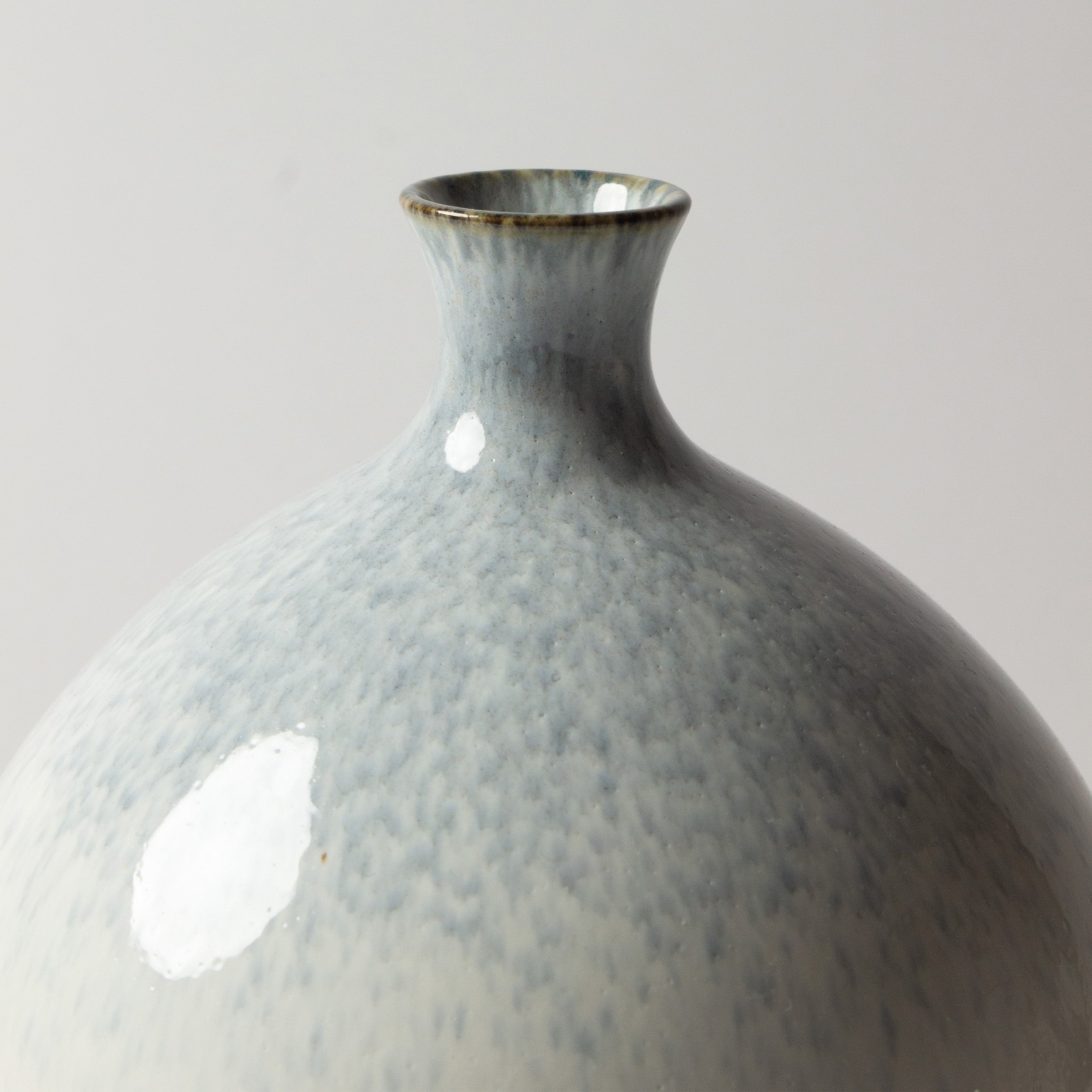 Vase en céramique Kosugi-yaki de Eiichi Ikegami