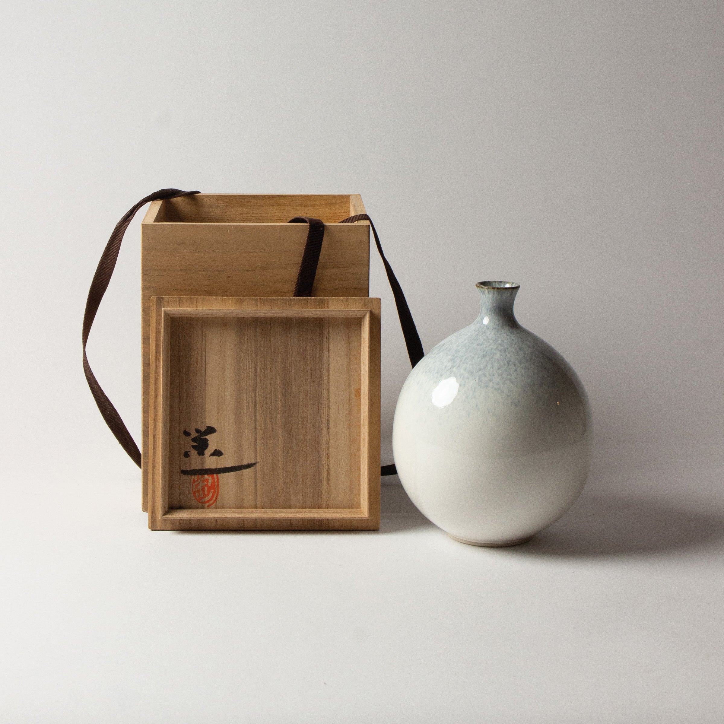 Vase en céramique Kosugi-yaki de Eiichi Ikegami