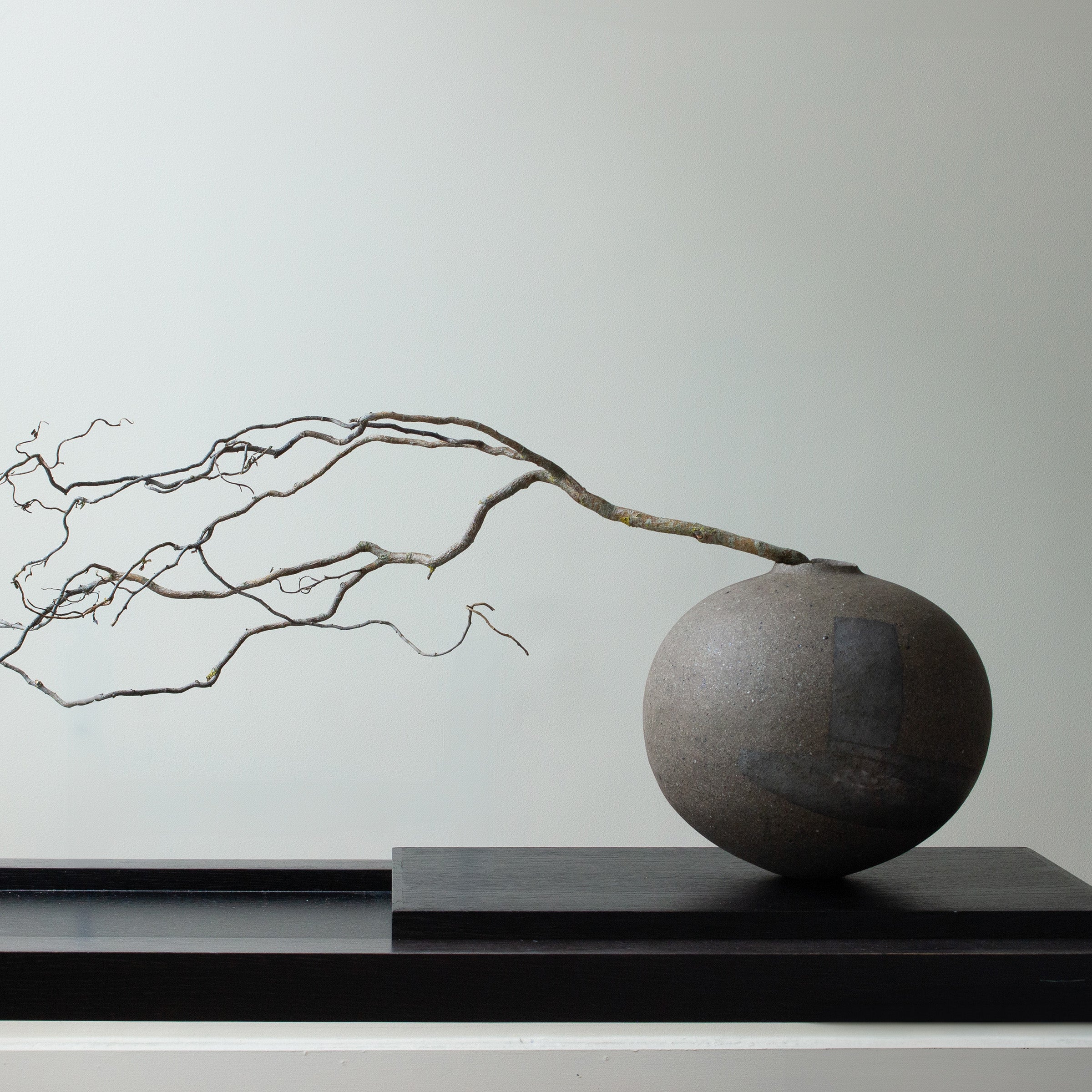 Grand vase-sculpture wabi sabi de Kazuhiko Sato