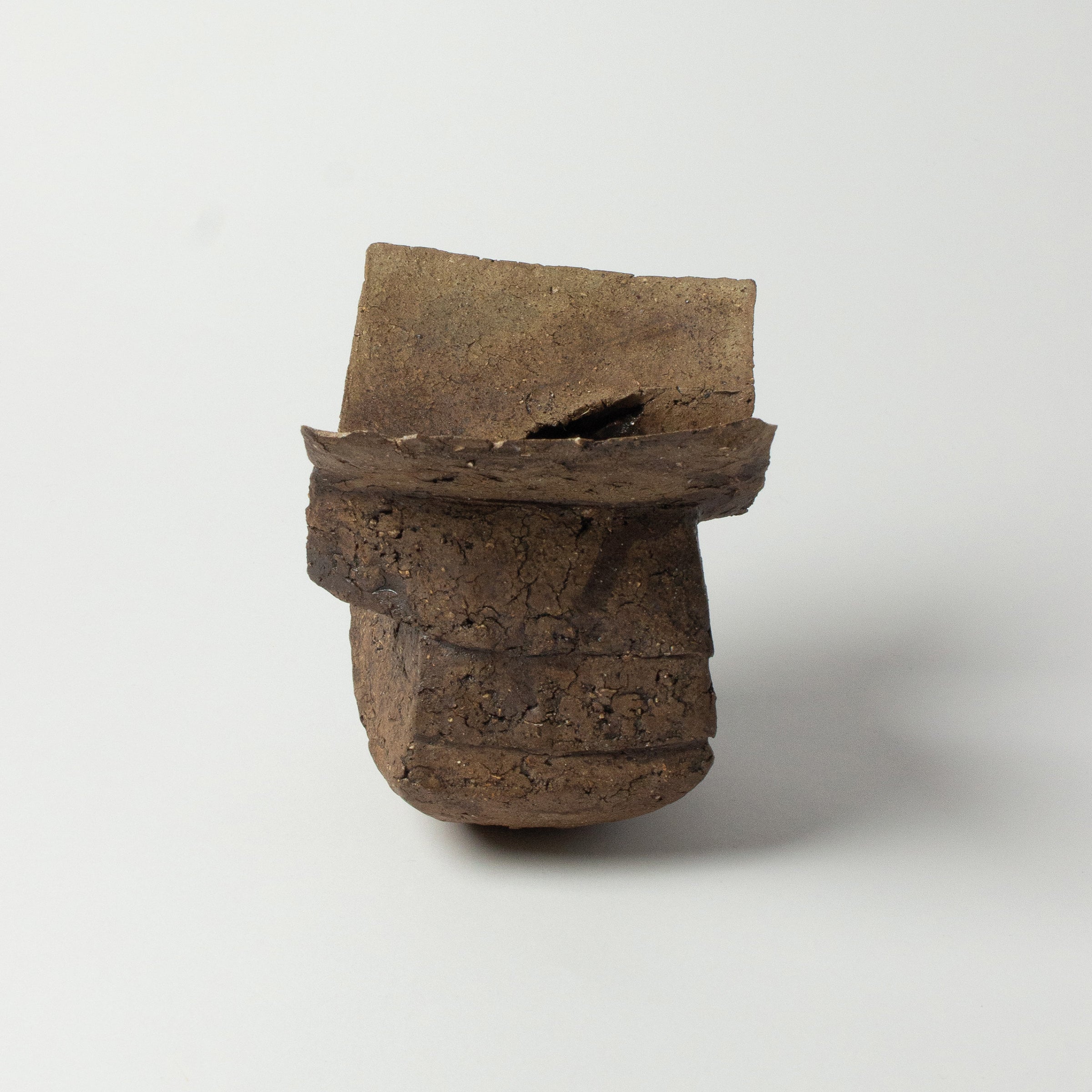 Vase-sculpture ori (plis) de Yukiya Izumita