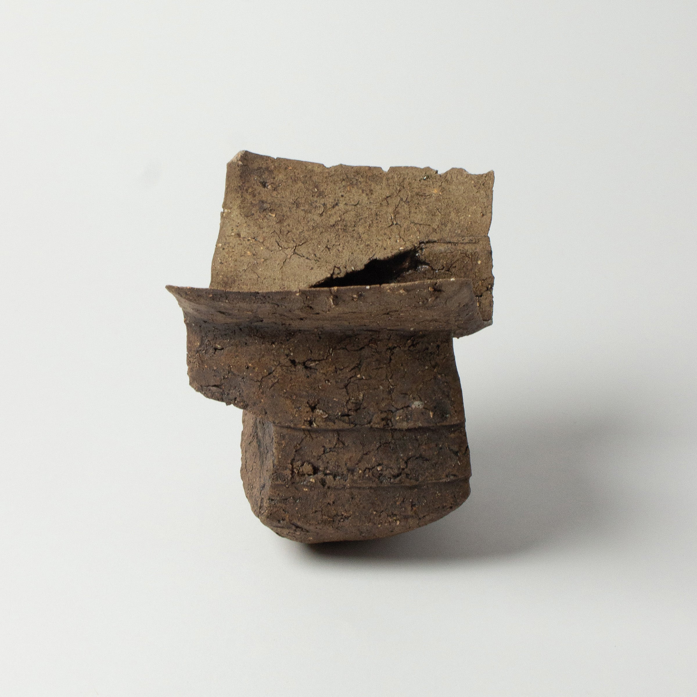 Vase-sculpture ori (plis) de Yukiya Izumita