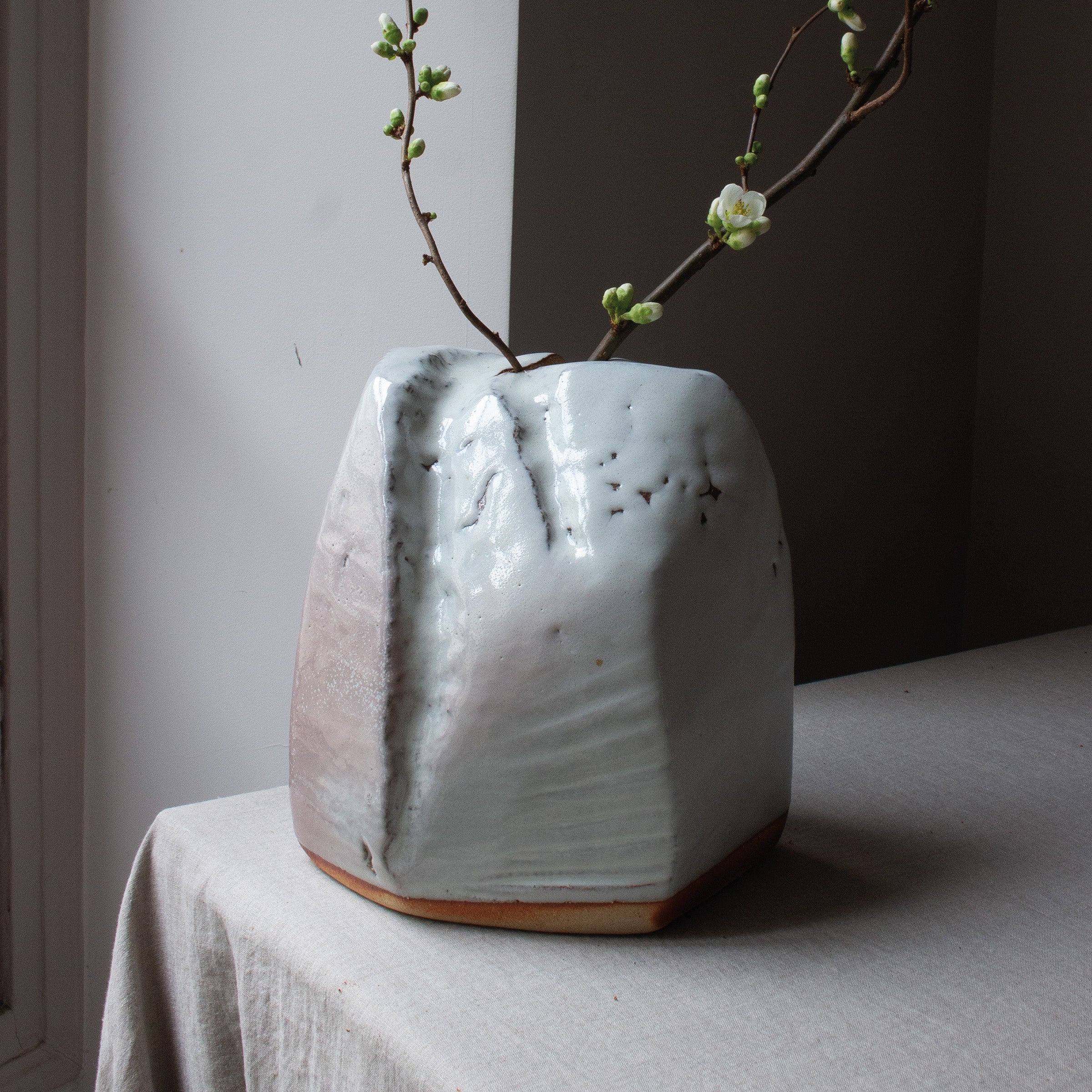 Vase en céramique de Hagi de Masanao Kaneta