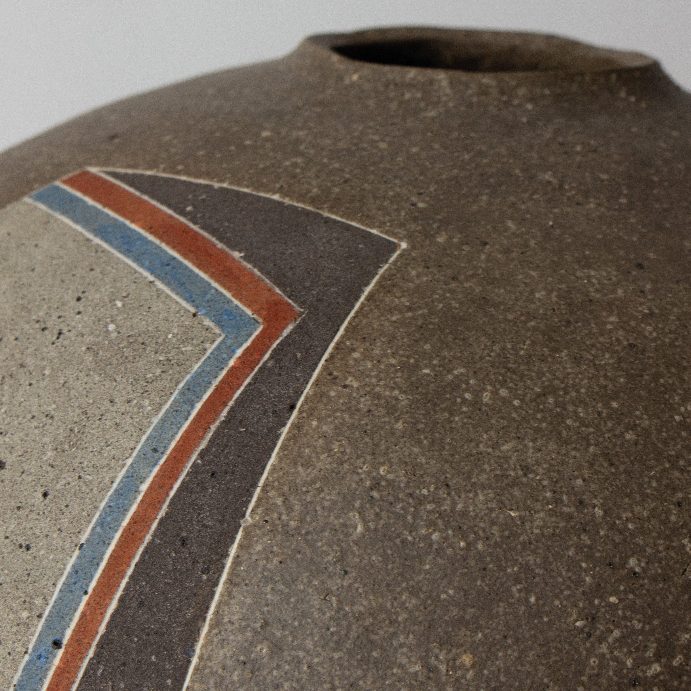 Grand vase-sculpture wabi sabi de Kazuhiko Sato