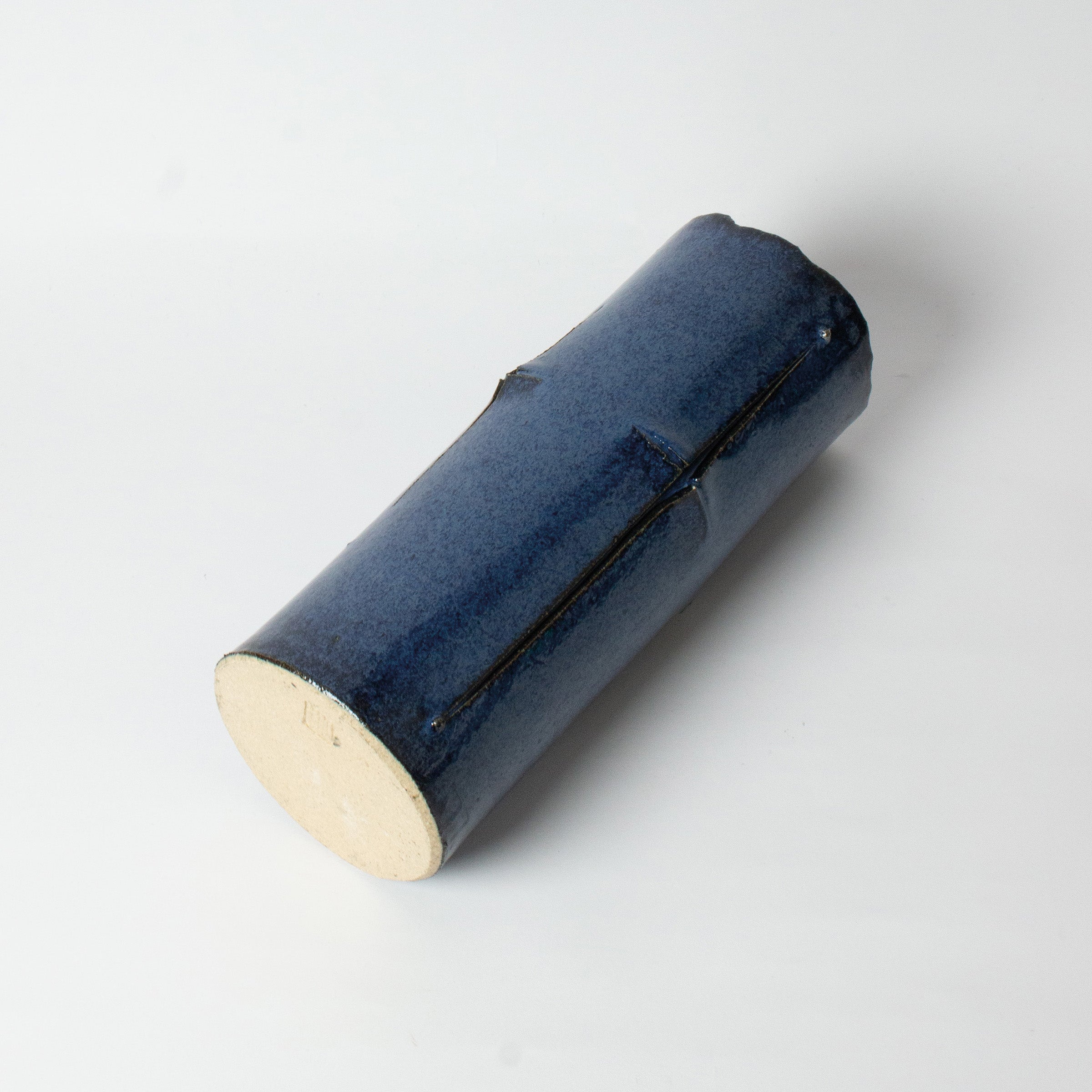 Namako-yū enamel ceramic vase by Junkichi Kumakura