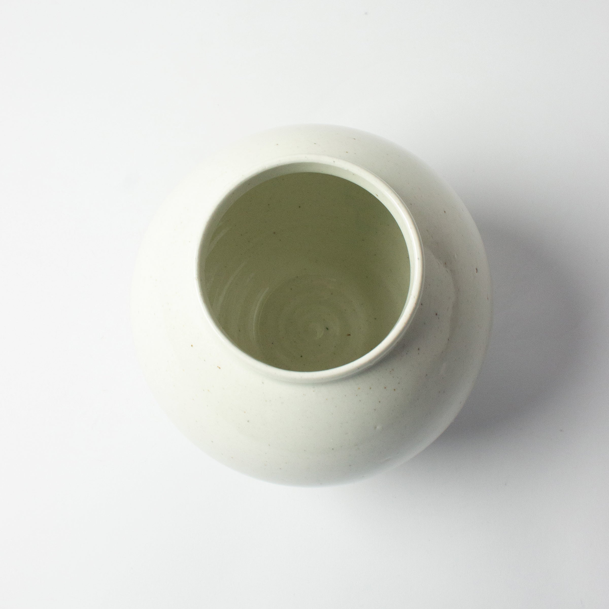 Korea Moon Jar, White Porcelain Vase