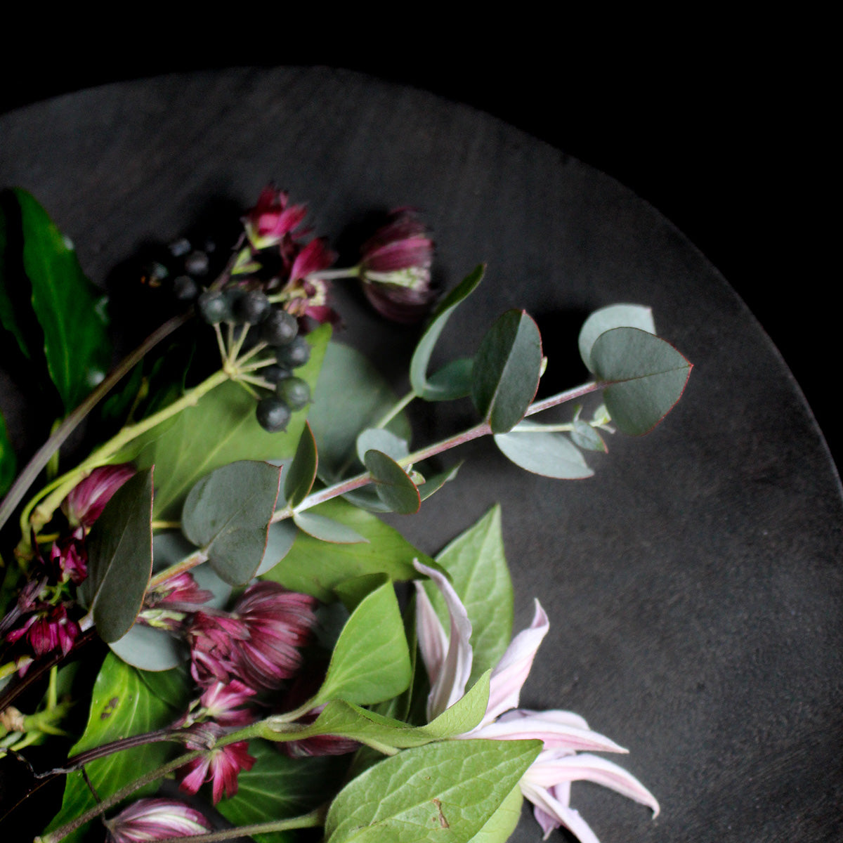 Plateau/assiette en laque ottchil coréenne