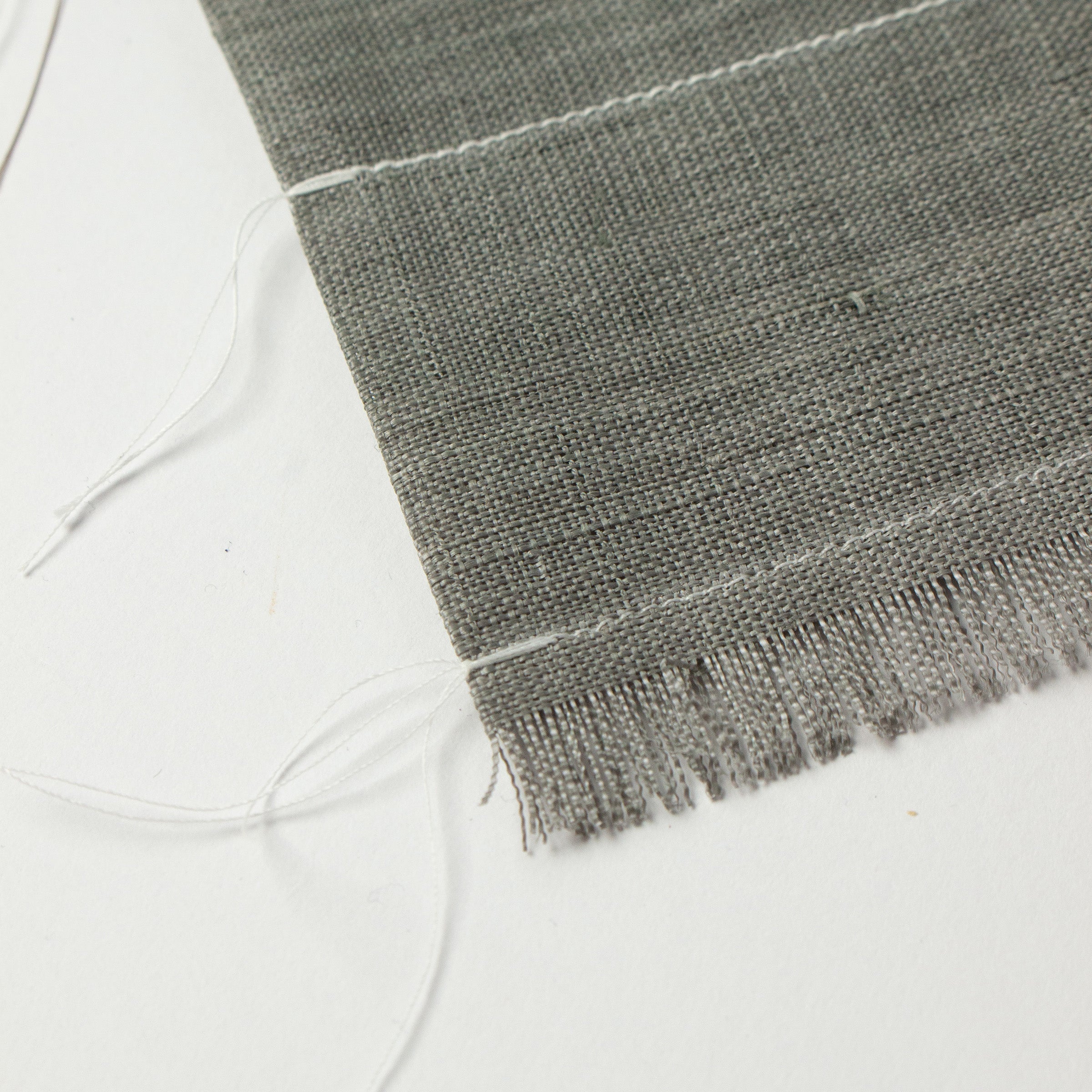 "House of Things" Set: Ramie pouch by Sung-mi Kim and two ginkgo spoons by Sung-woo Choi