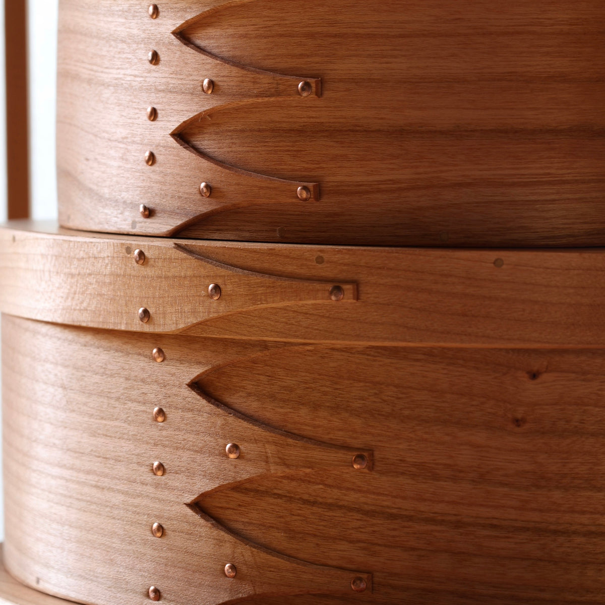 Boîte japonaise en bois de cerisier de l'atelier Unoh