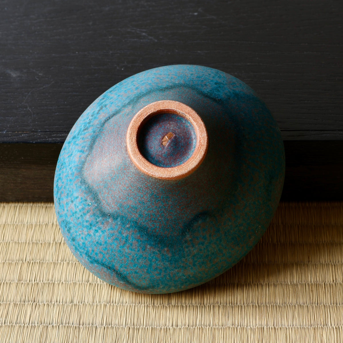 Bol en céramique et glaçure cuivre de l'atelier Tokinoha