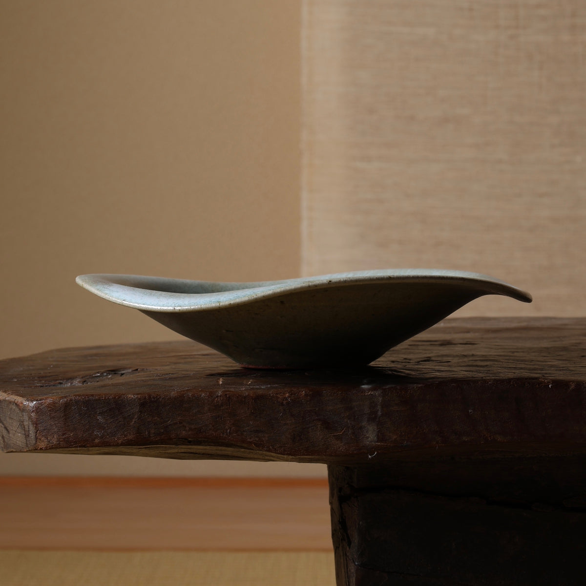 Coupelle à glaçure de cendre de l’atelier Tokinoha