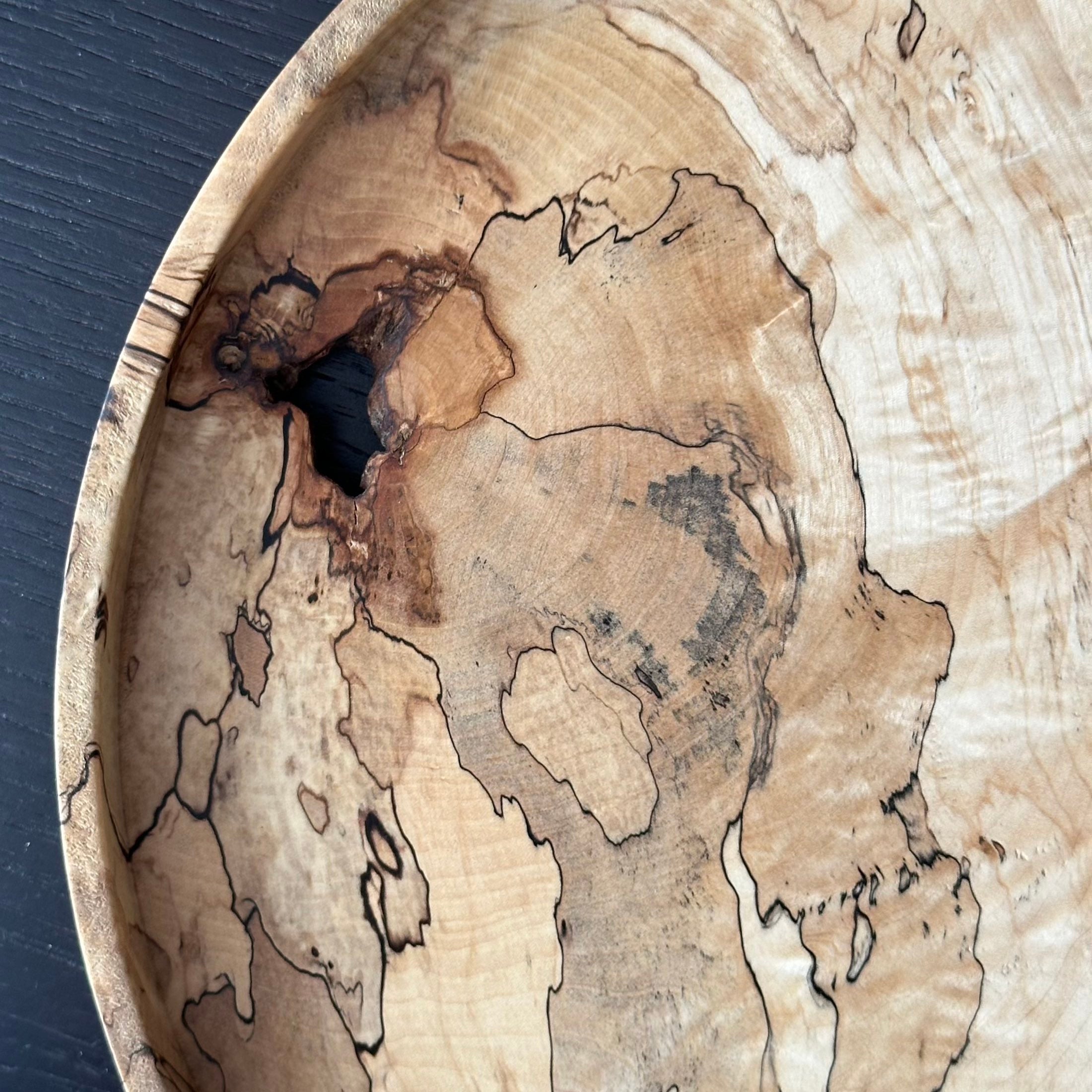 Grand plateau en kaede (érable japonais spalté) de Masahito Ikeda