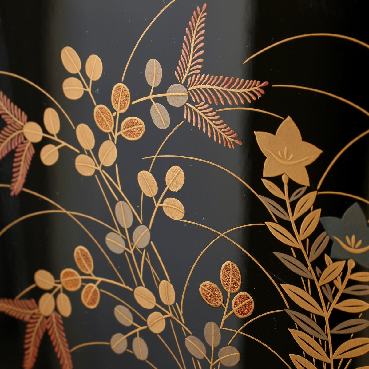Suzuribako (Japanese writing box) lacquer and gold, akikusa (autumn plants) decoration by Zōhiko