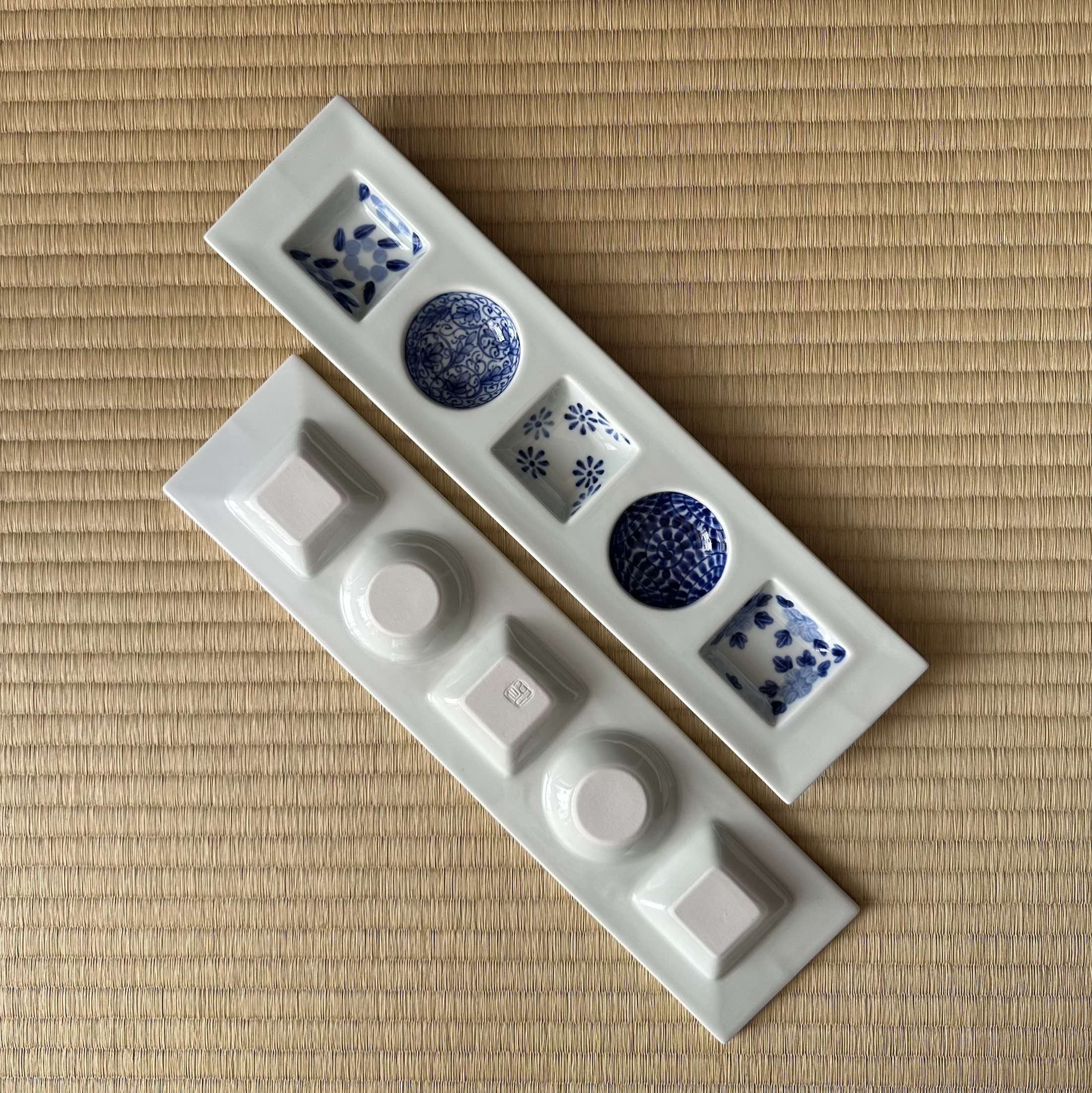 Plateau morizara en porcelaine d’Arita de Hakushiyama