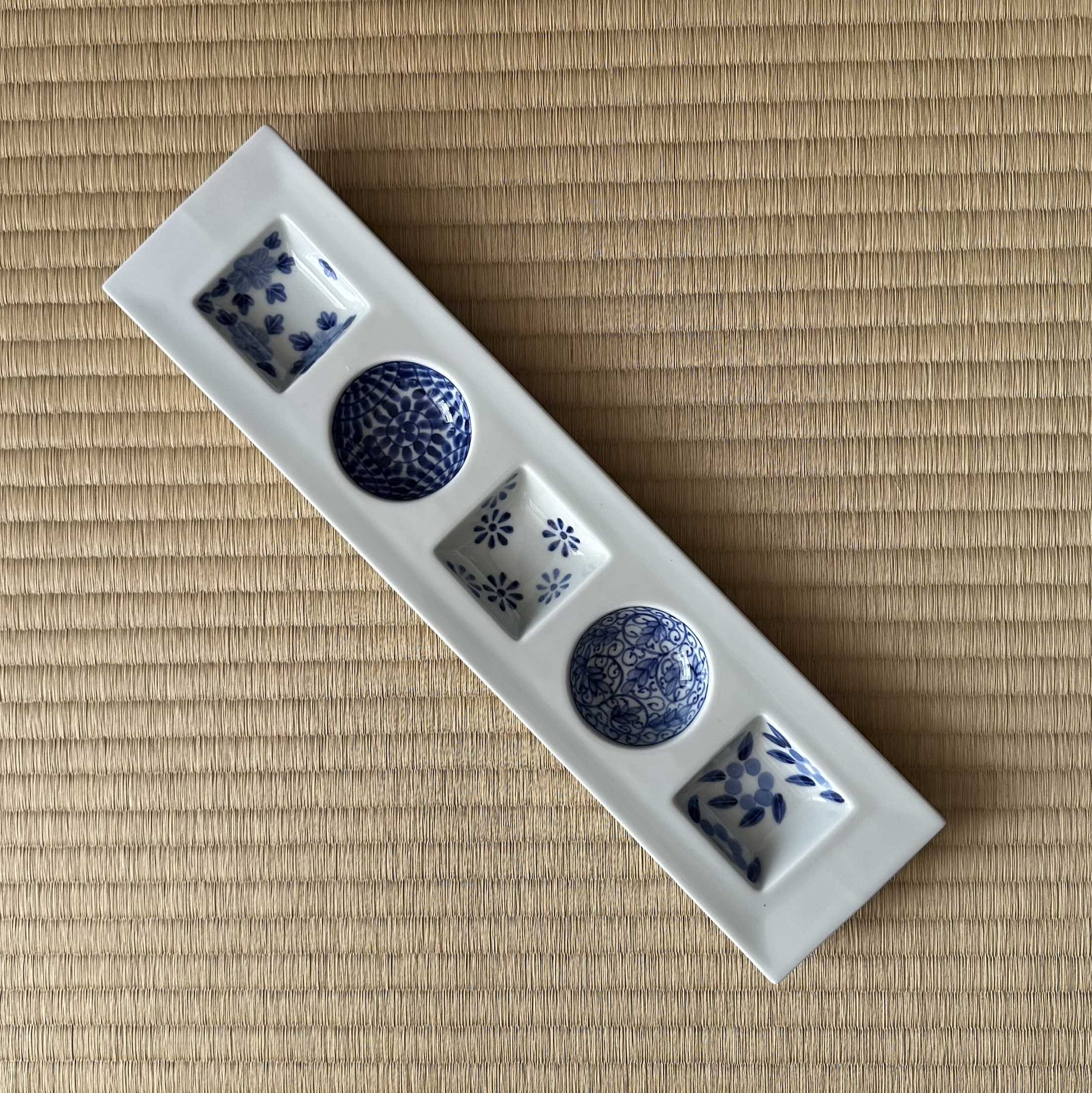 Plateau morizara en porcelaine d’Arita de Hakushiyama