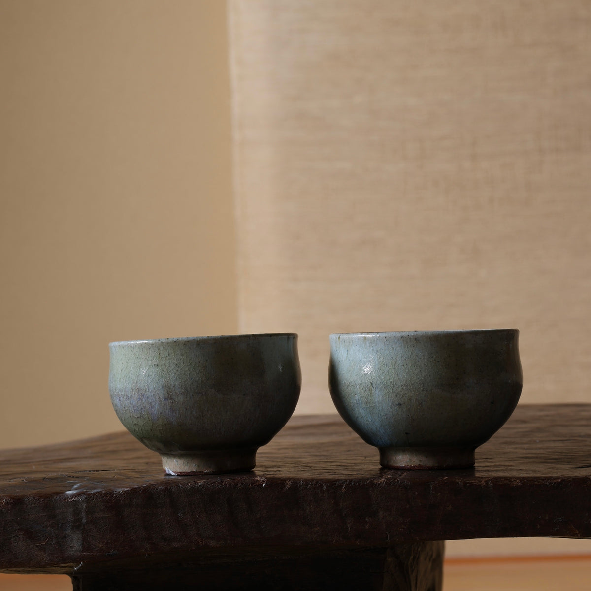 Tasse à glaçure de cendre de l’atelier Tokinoha