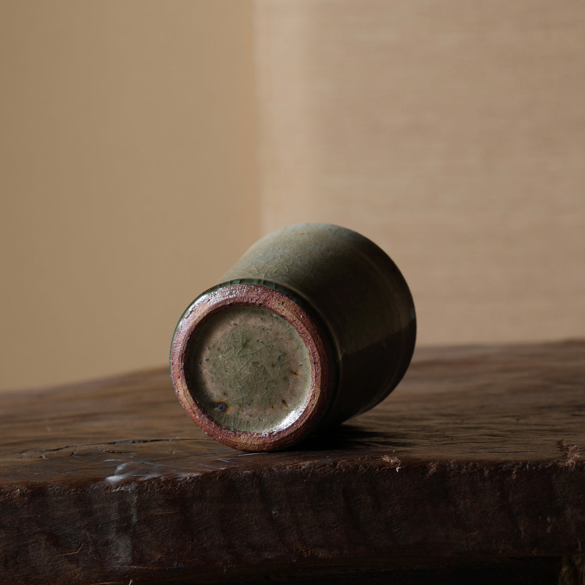 Tasse à glaçure de cendre de l’atelier Tokinoha