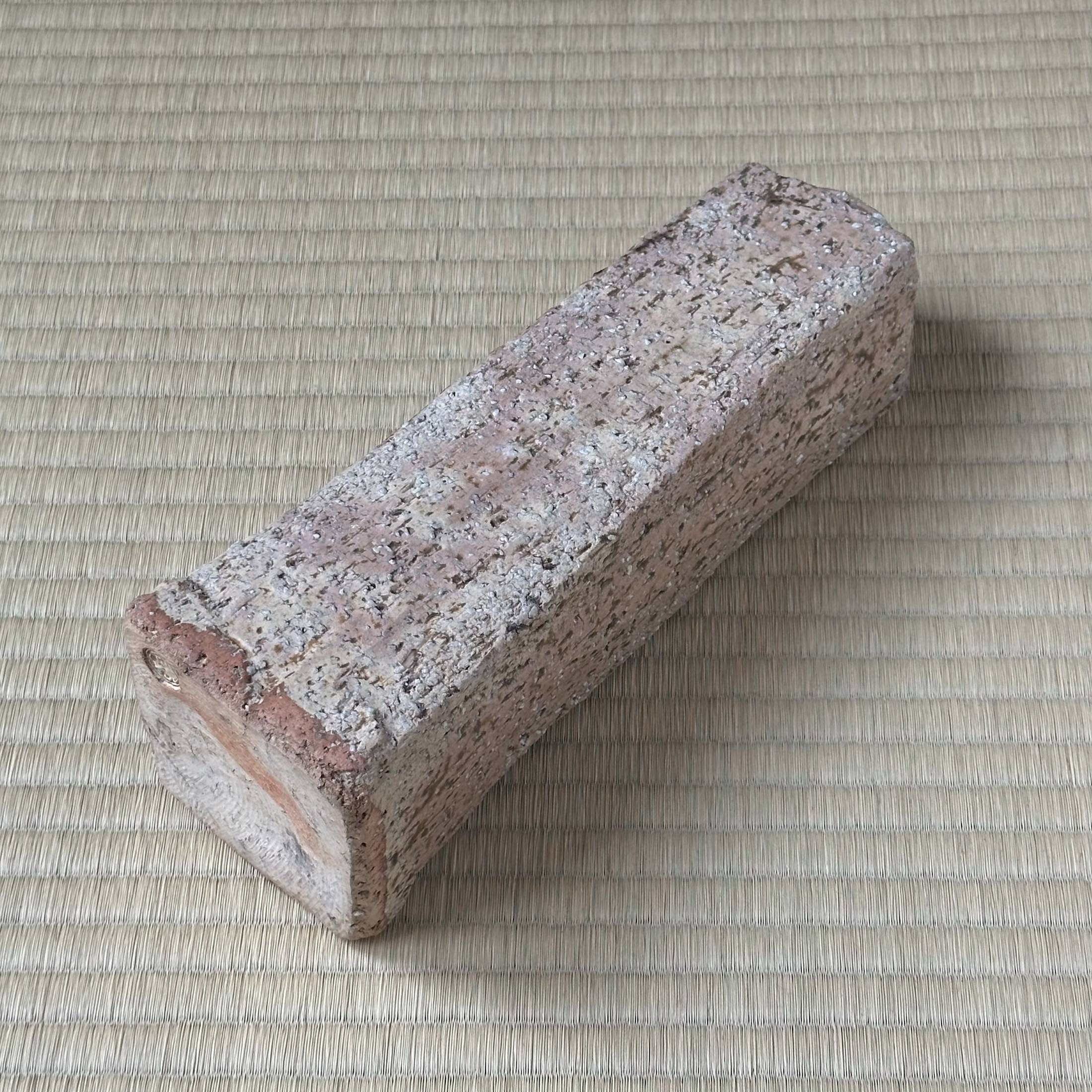 Hagi yaki ceramic shihō hanaire vase by Tobei Tahara