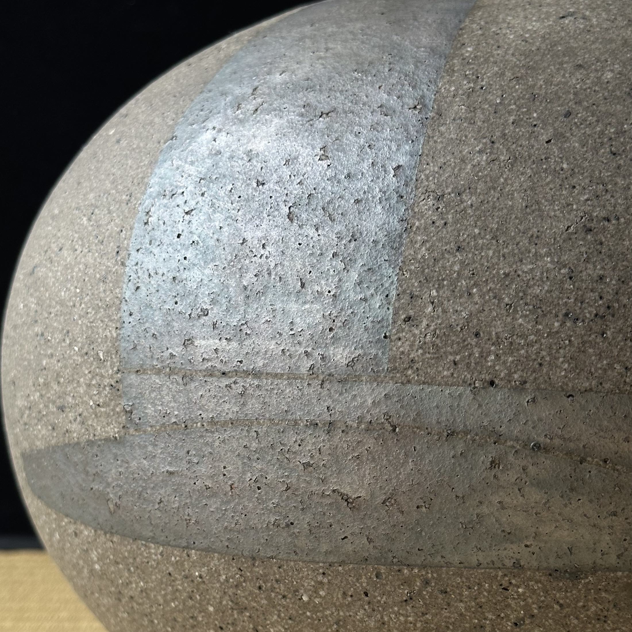 Grand vase-sculpture wabi sabi de Kazuhiko Sato