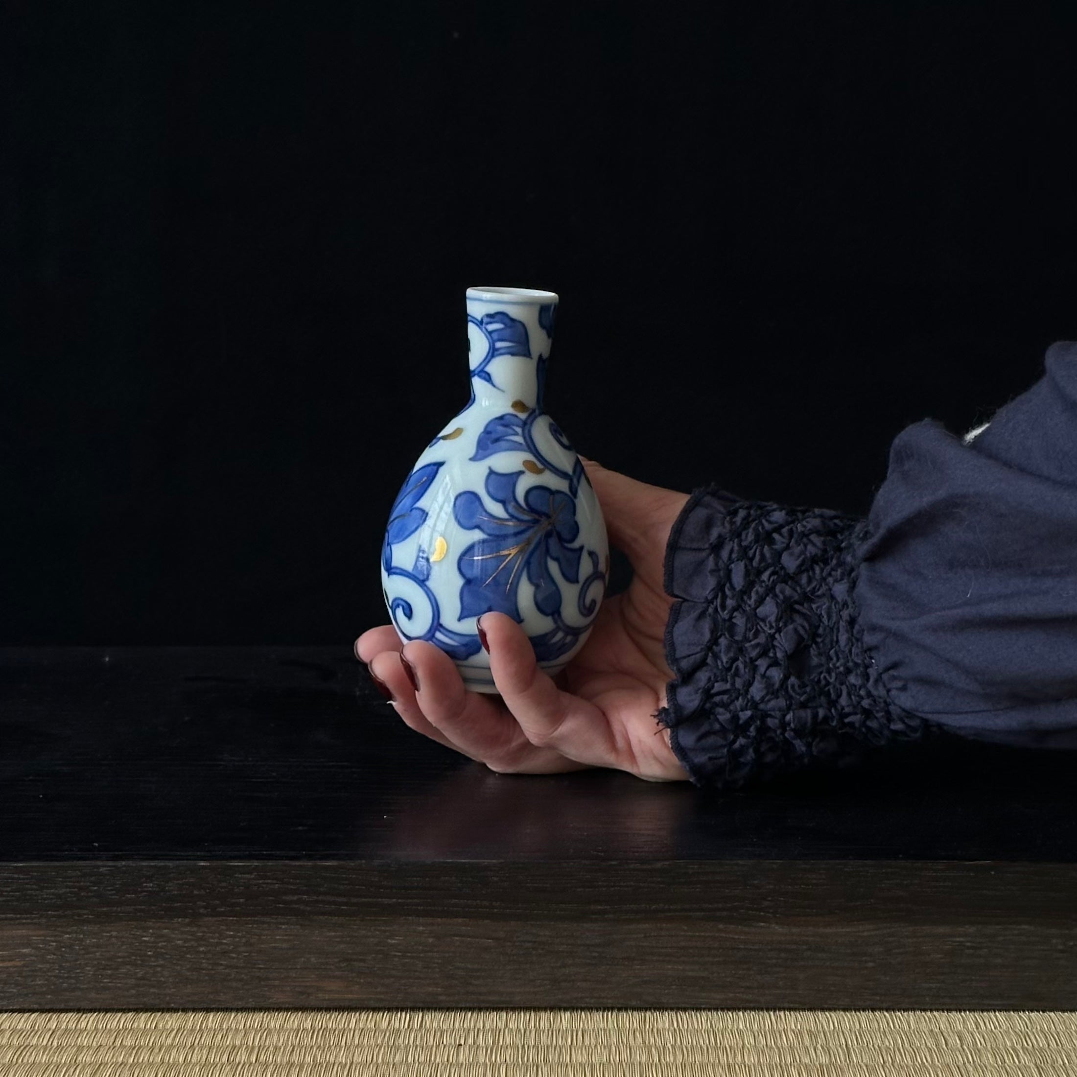 Vase tokkuri ancien en porcelaine Imari