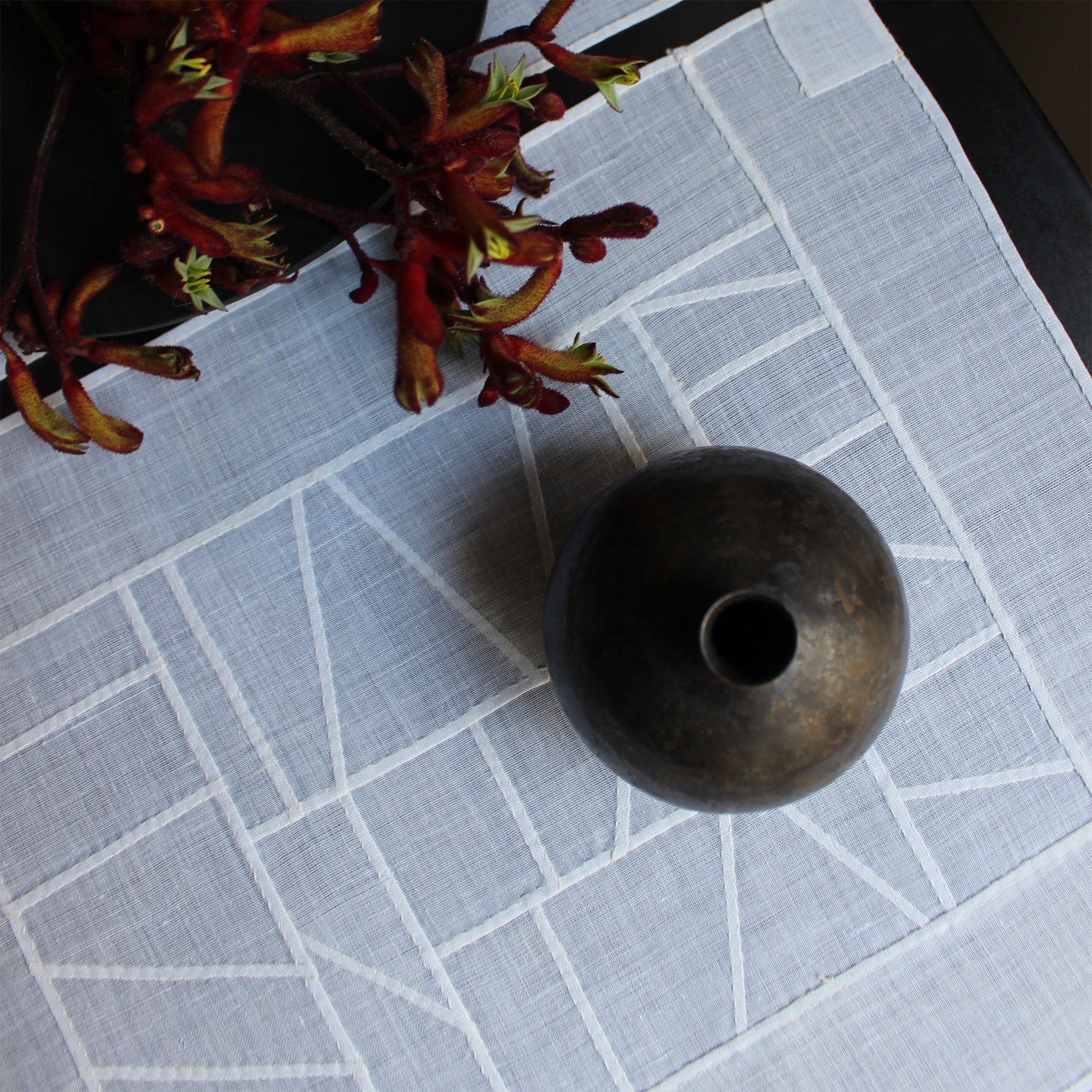 Set de Table Coréen en Patchwork Pojagi