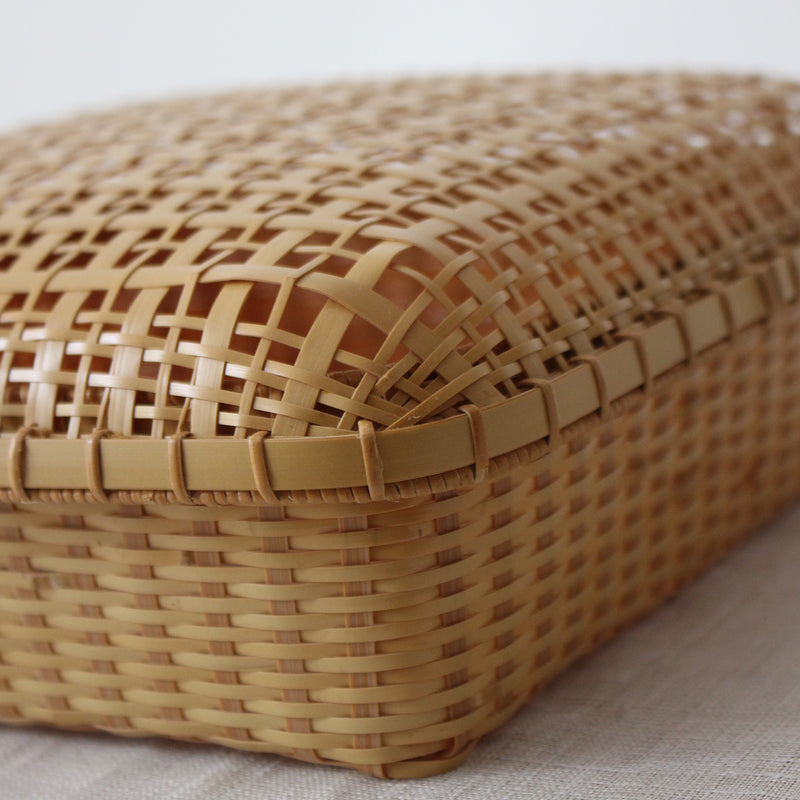 Japanese Woven Bamboo Box