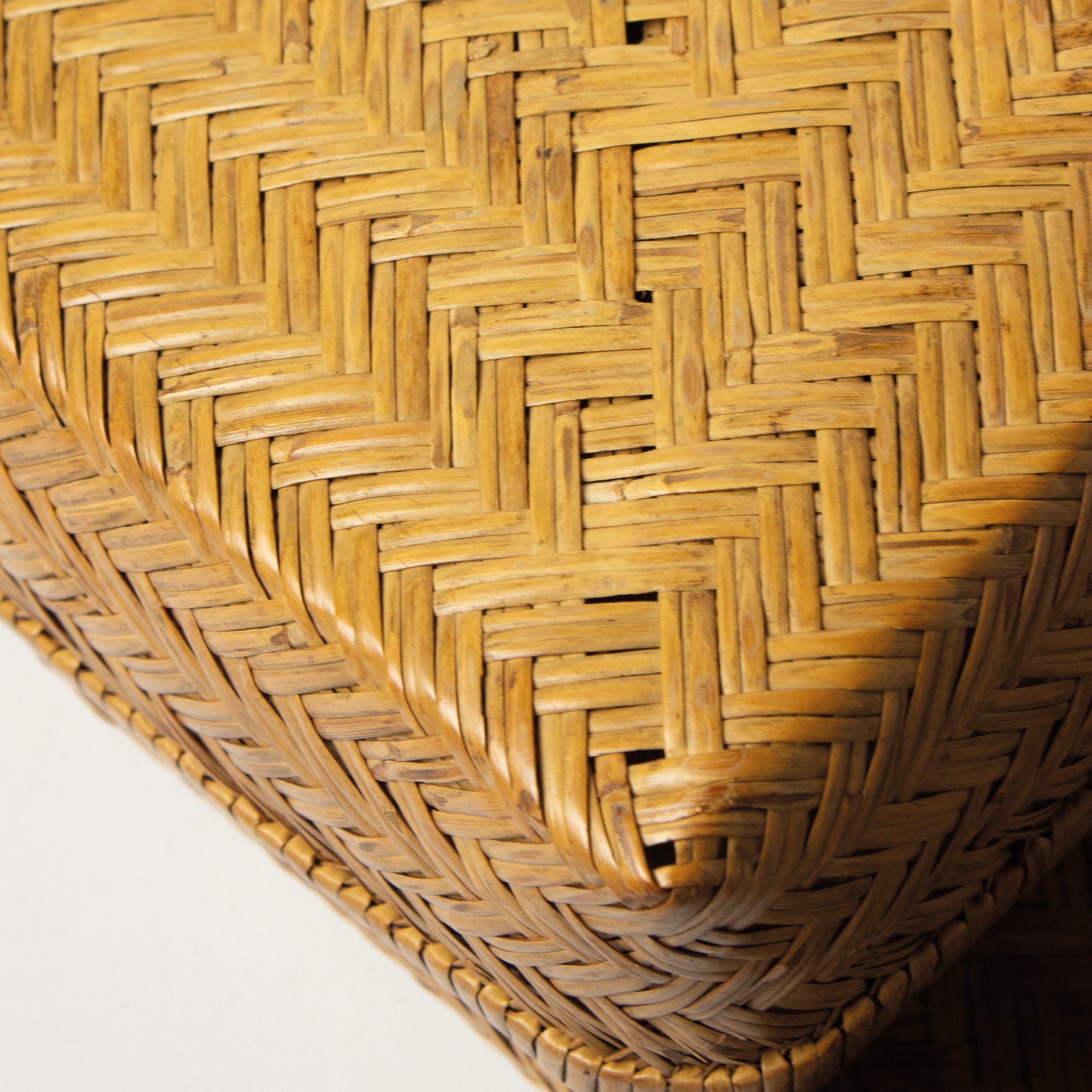 Set of three antique Japanese bamboo boxes 