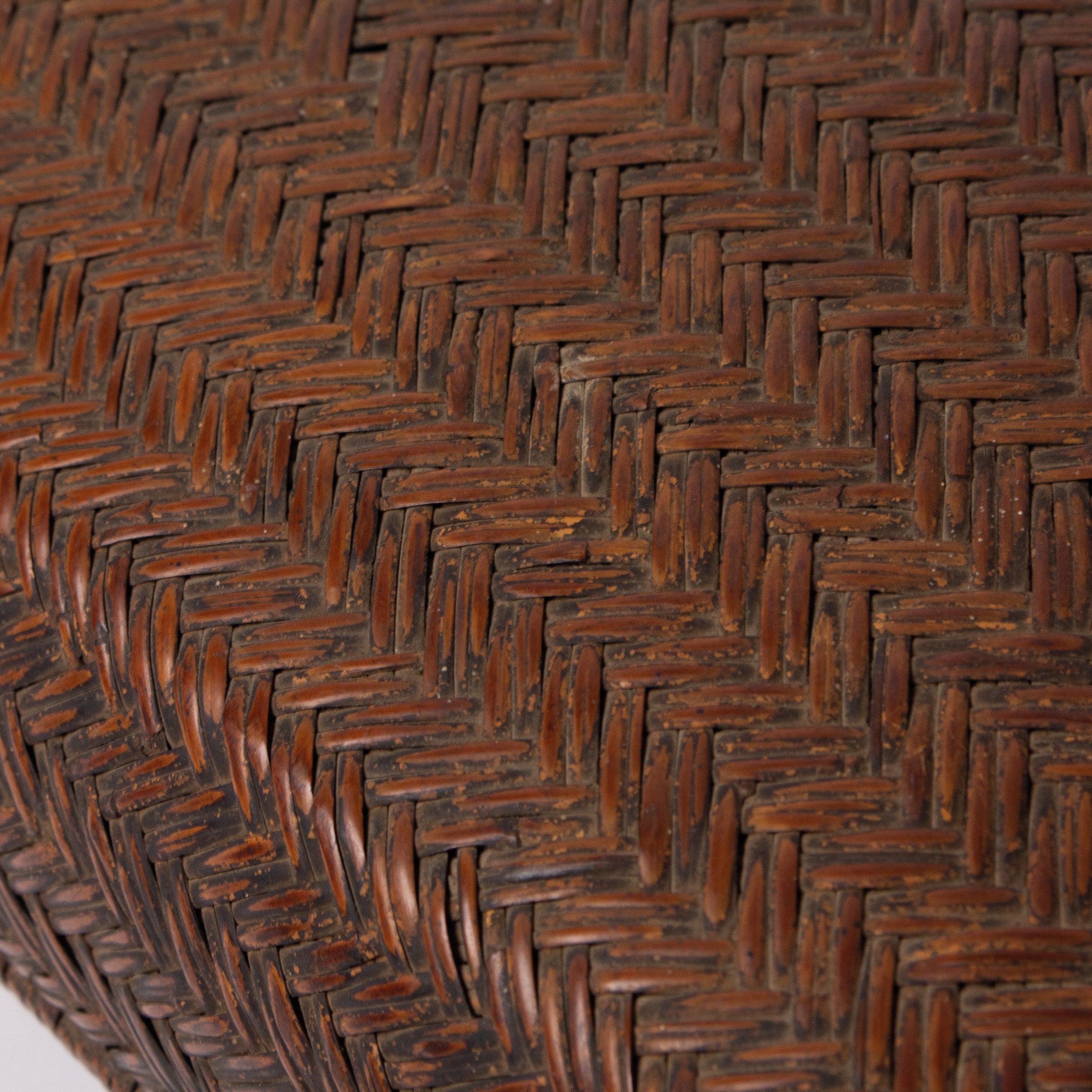 Set of three antique Japanese bamboo boxes 