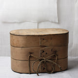 Large Vintage Japanese Magewappa box with compartments