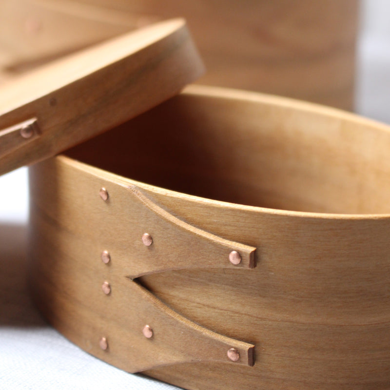 Japanese mountain cherry wood (yamasakura) shaker boxes