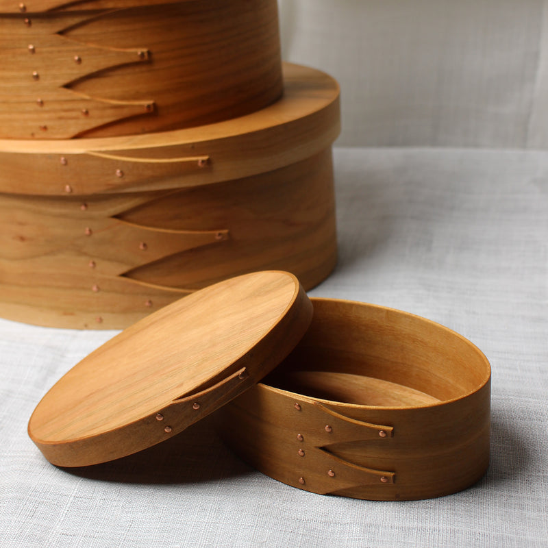 Japanese mountain cherry wood (yamasakura) shaker boxes