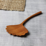 Korean ginkgo-leaf-shaped spoon by Sung Woo Choi