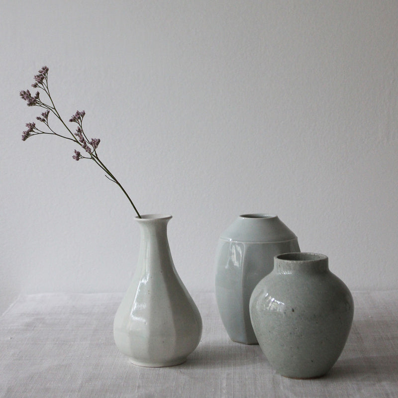 Japanese light blue-white porcelain vase