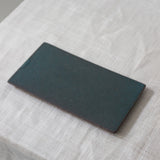 Cobalt glazed blue Japanese ceramic tray/plate