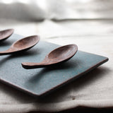 Cobalt glazed blue Japanese ceramic tray/plate