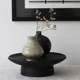 Vase japonais en céramique esprit wabi-sabi