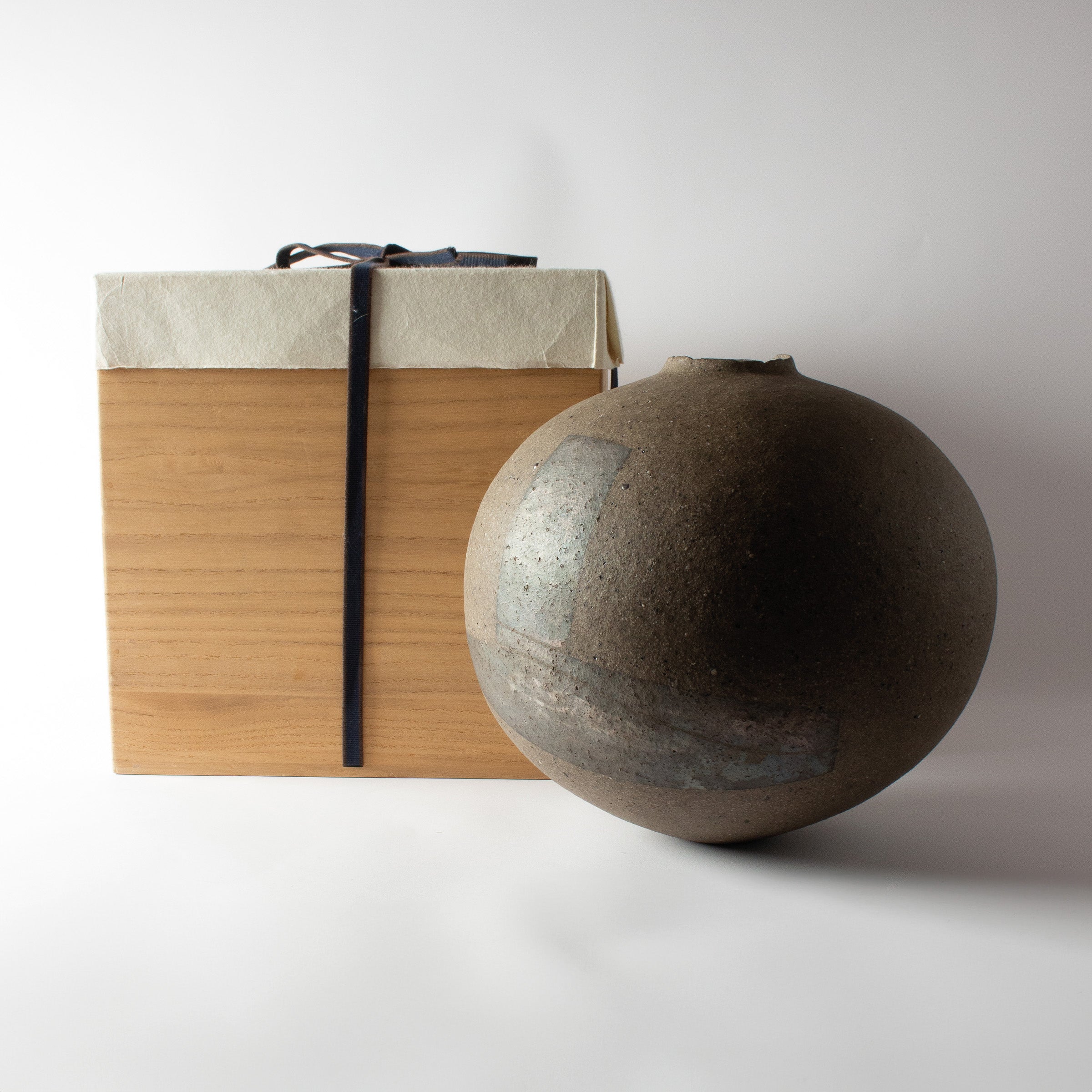 Large vase-sculpture by artist Kazuhiko Sato