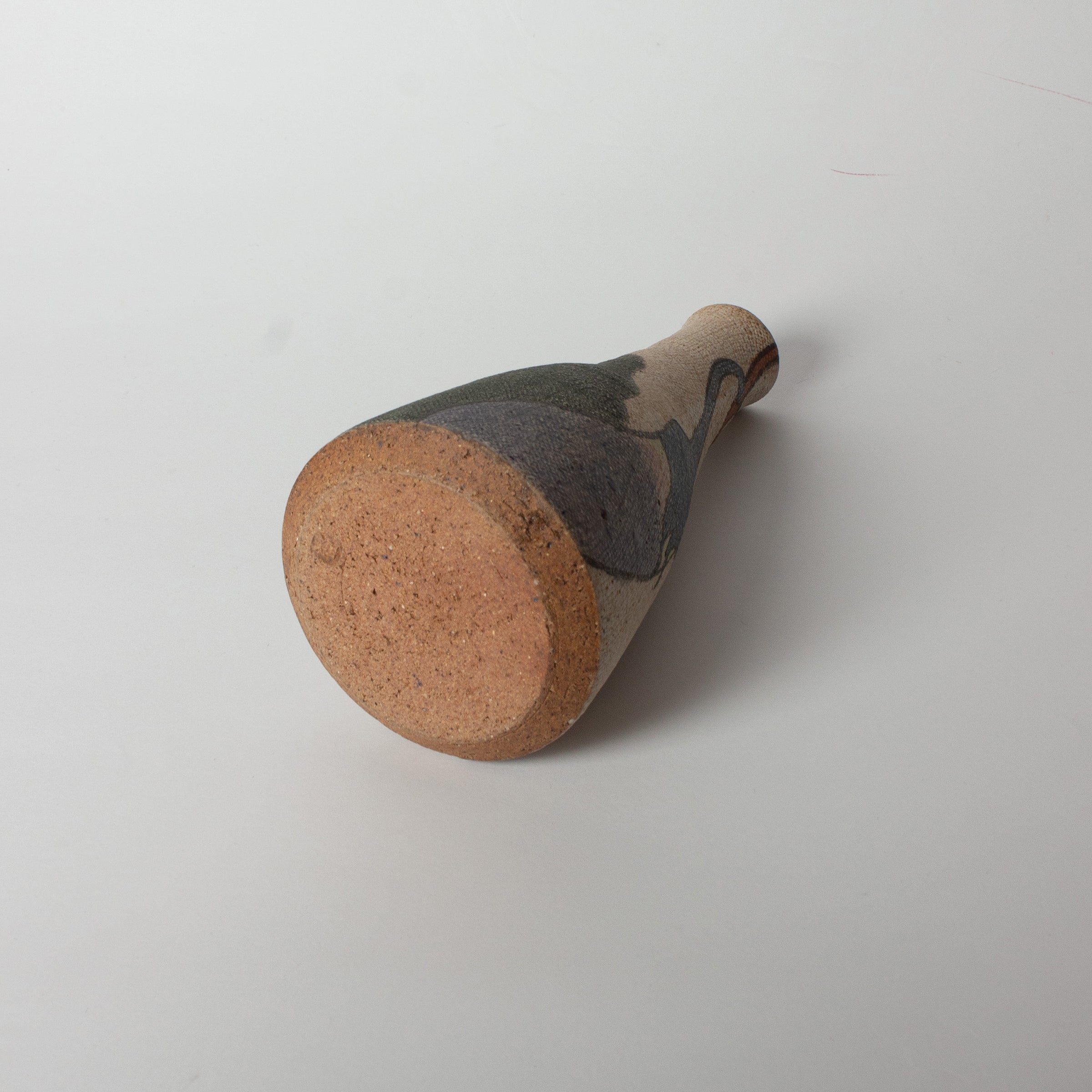 Tokkuri nasu (eggplant) vase by Motohiko Ito