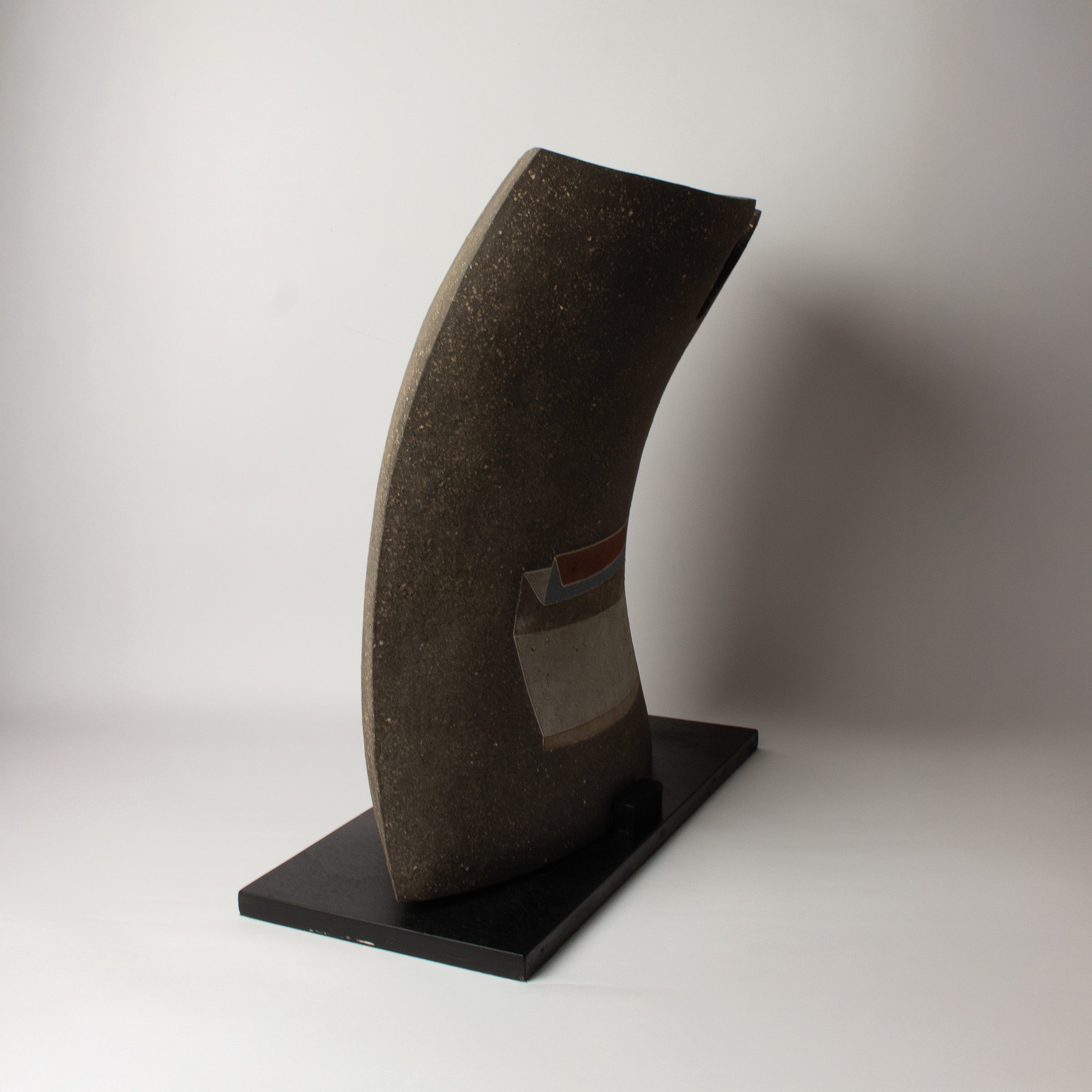 Grand vase-sculpture wabi sabi de Kazuhiko Sato
