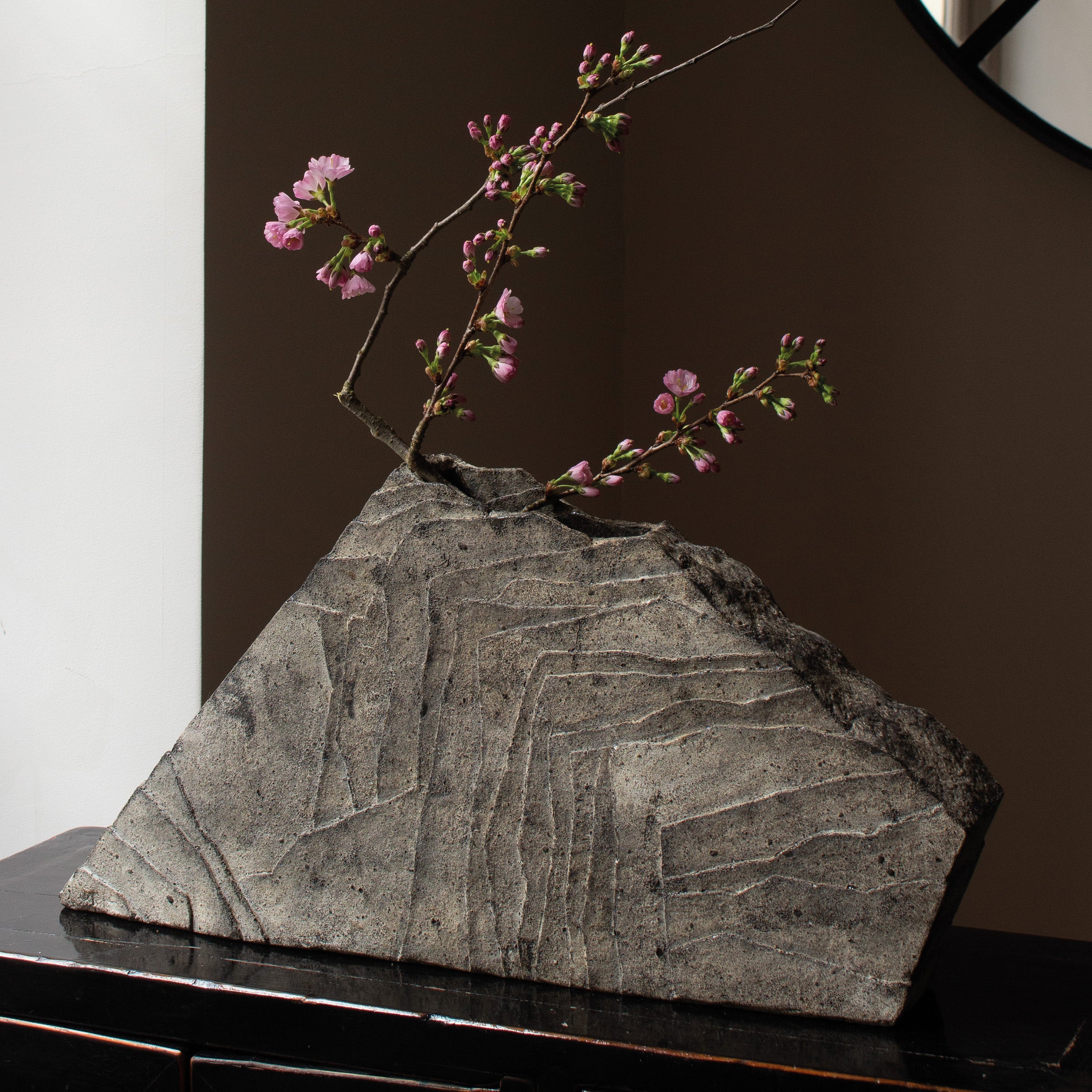 Large vase-sculpture by Kazuhiko Sato
