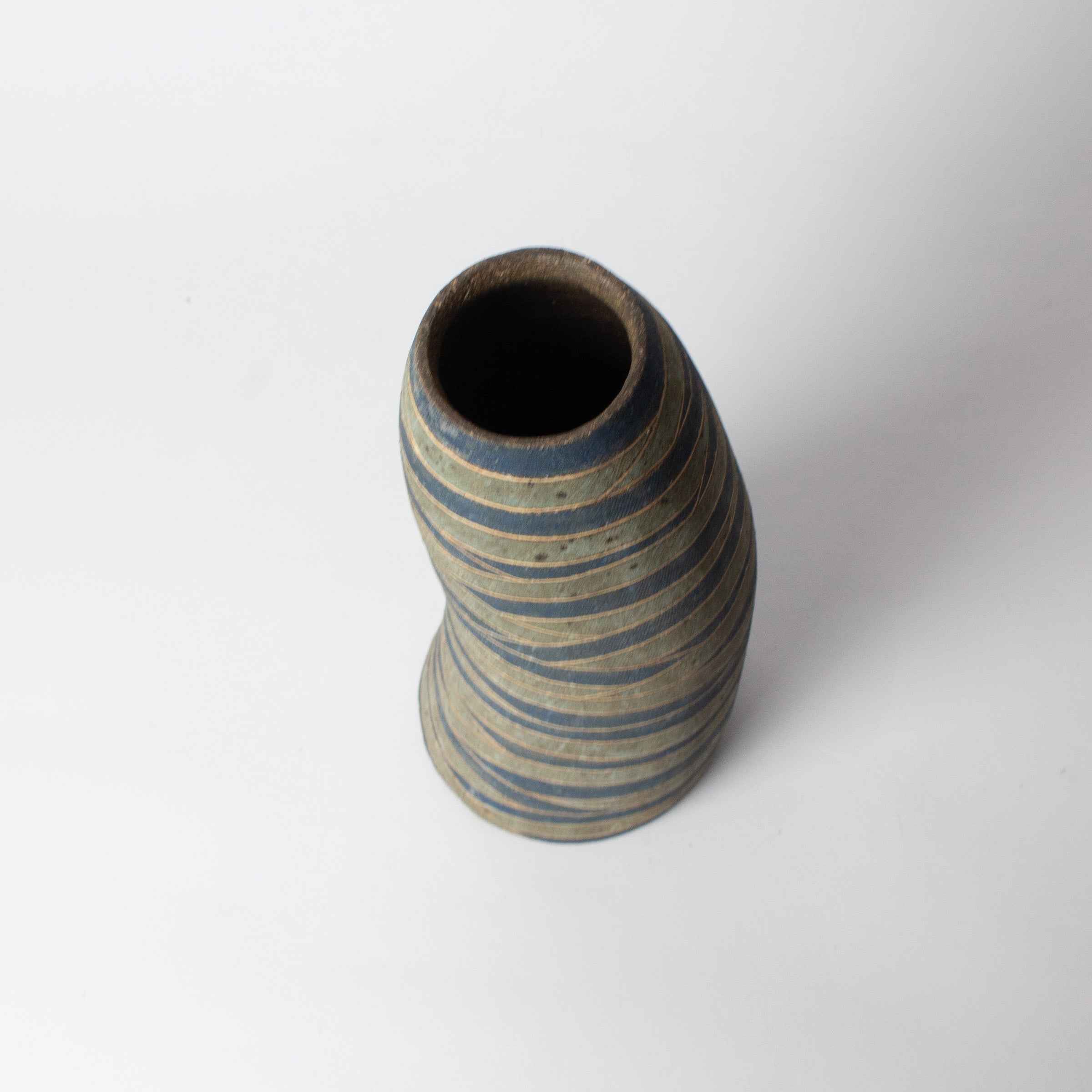 Zōgan vase-sculpture by Shingo Takeuchi
