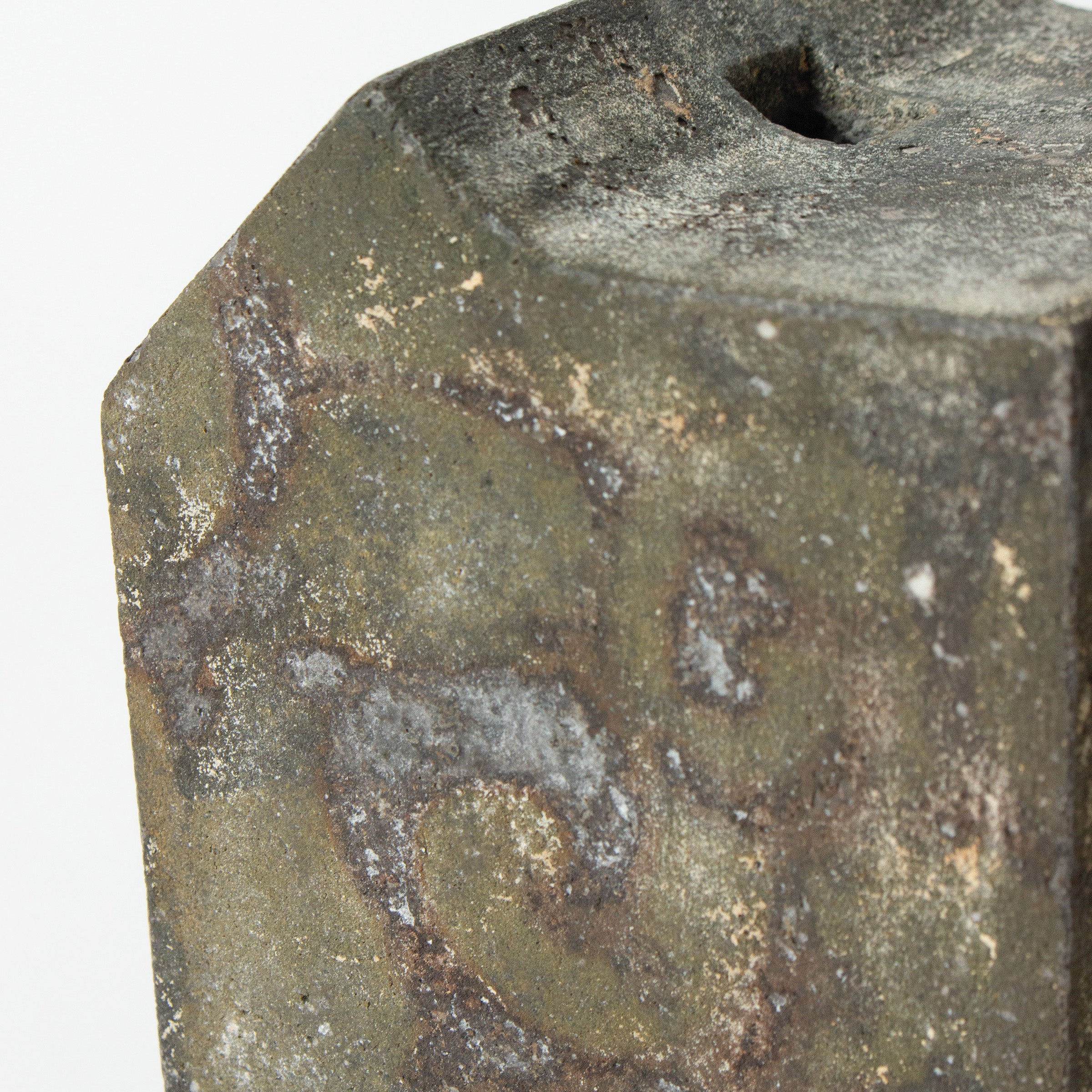 Yakishime ceramic vase by Koinuma Michio