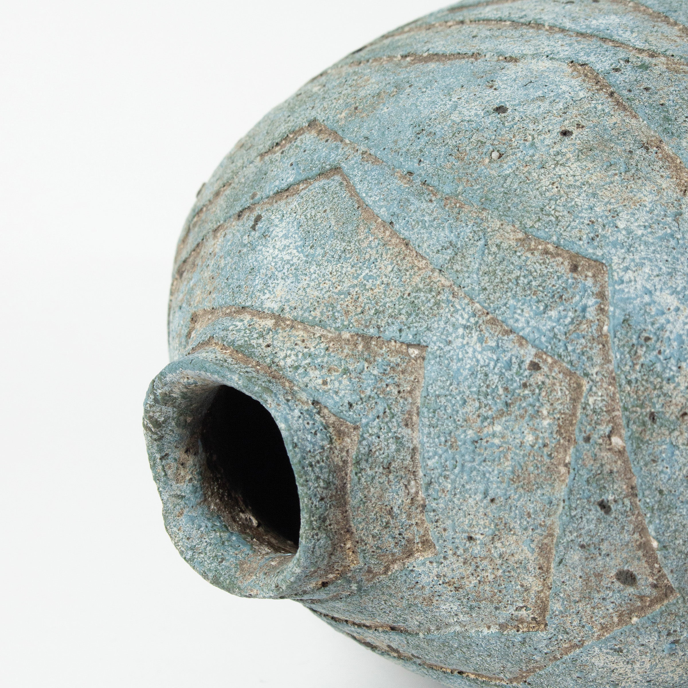 Ruri-yū vase (lapis lazuli glaze) by Kazuhiko Sato