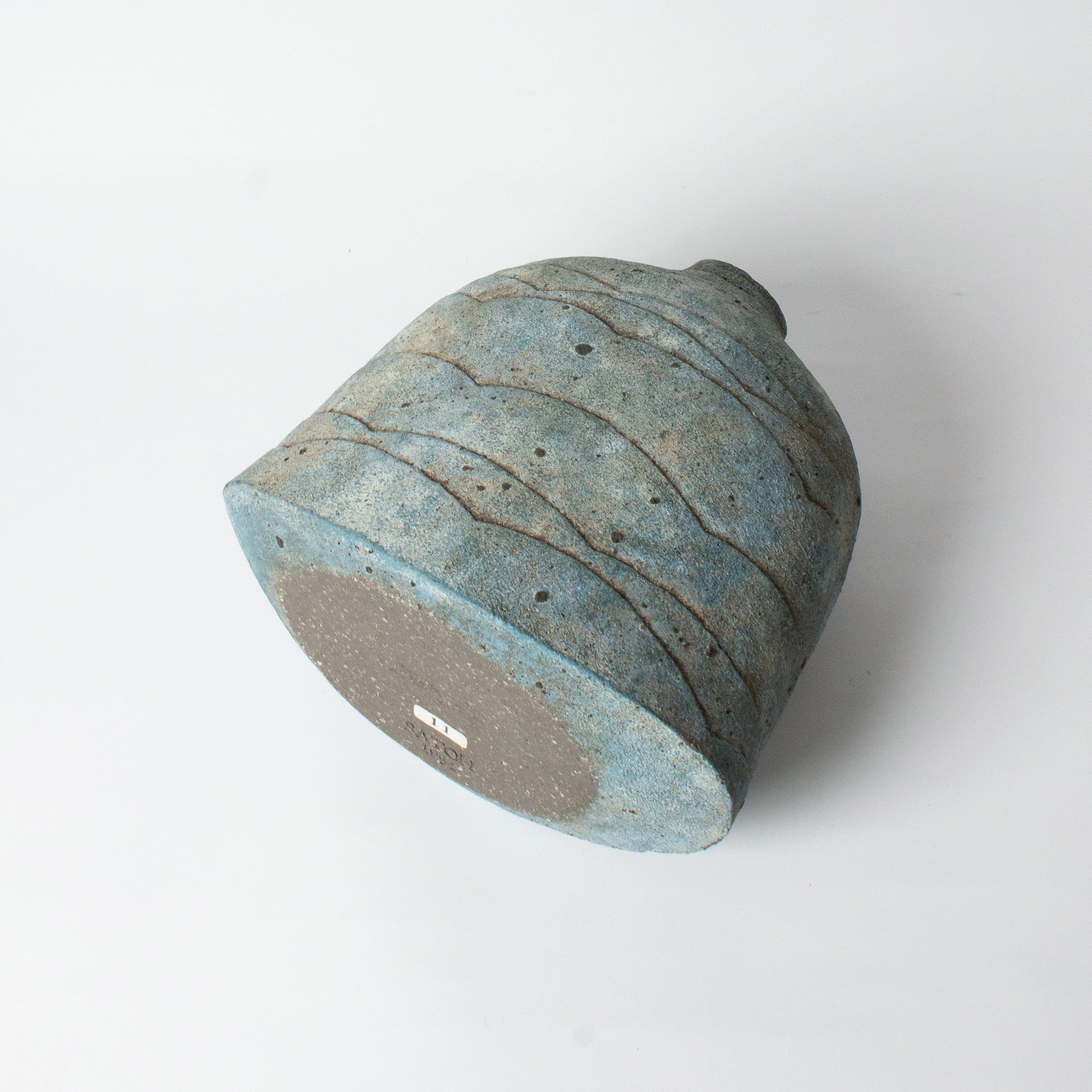 Ruri-yū vase (lapis lazuli glaze) by Kazuhiko Sato