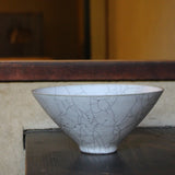 Large grey Japanese ceramic bowl