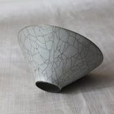 Large grey Japanese ceramic bowl