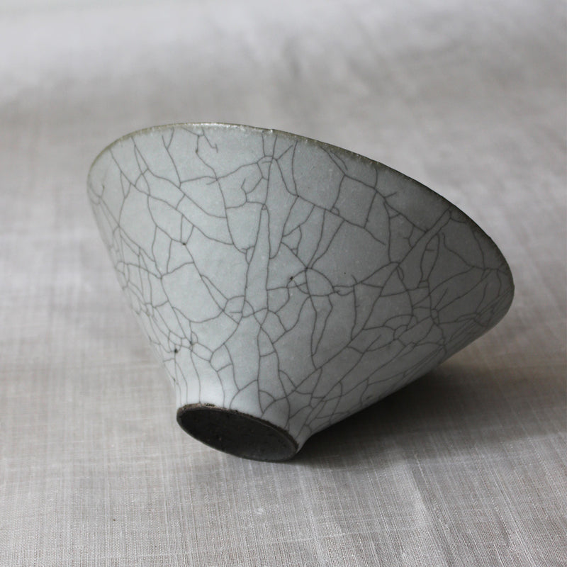 Large grey Japanese ceramic bowl