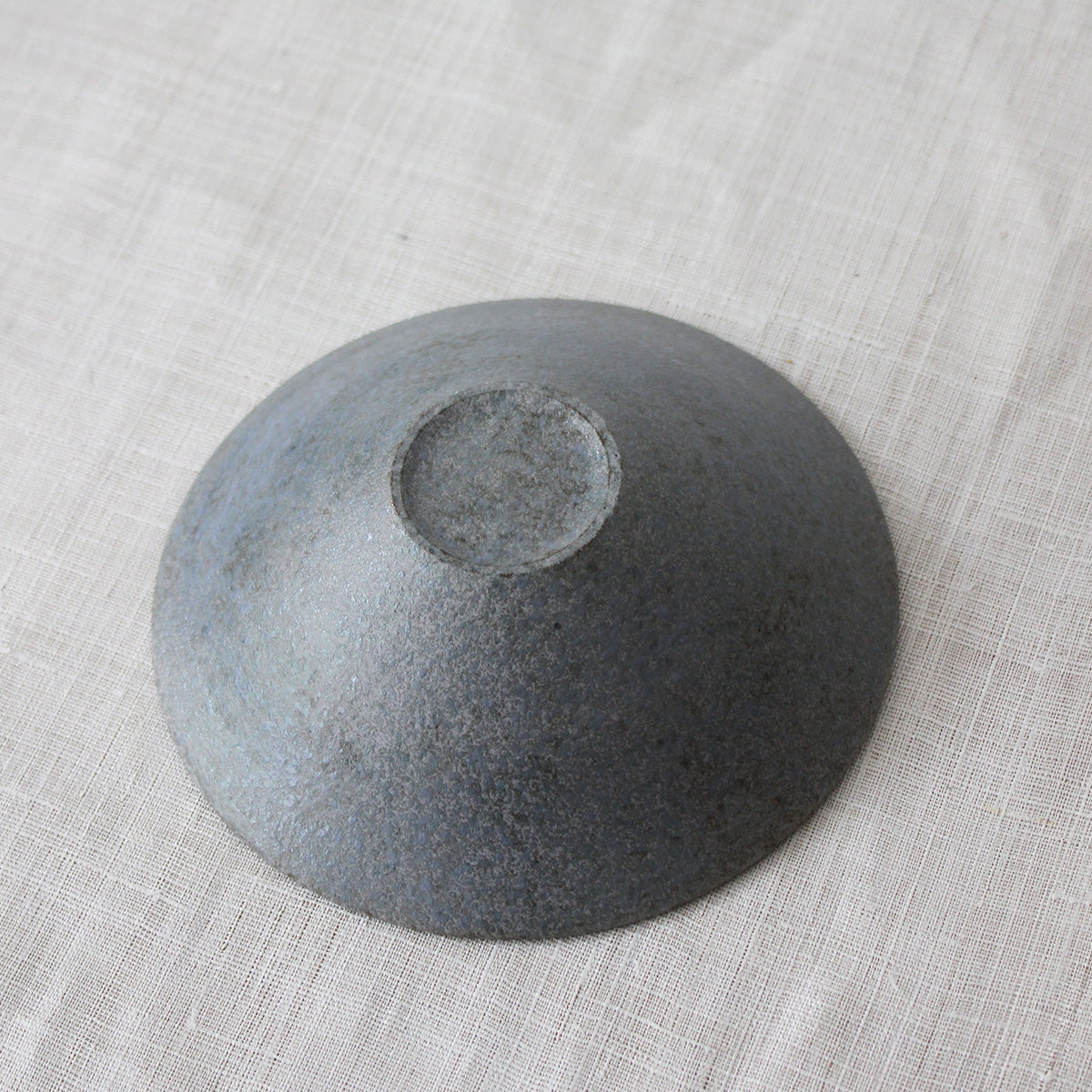 Grey-blue Japanese ceramic bowl