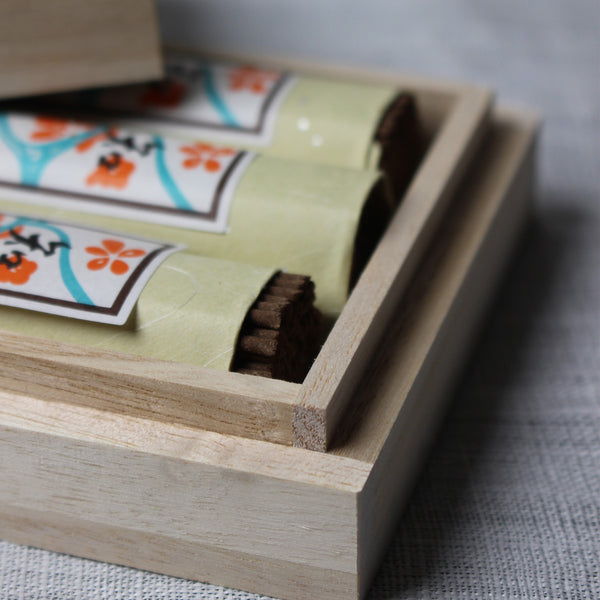 Japanese incense box, wood from the temples of Kyōto